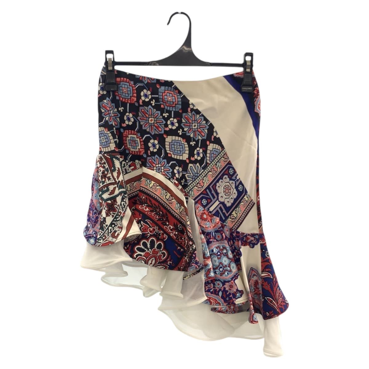 Louis Vuitton Louis Vuitton Louis Vuitton Patchwork Asymmetry Silk/Rayon Skirt Others Skirts RW162B XS3 FASK57 Size ONE SIZE - 1 Thumbnail