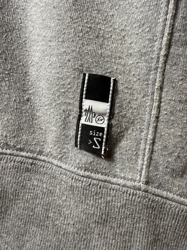 Fragment Design × Moncler Moncler Fragment x Hiroshi Fujiwara Grey Sweatshirt Size US S / EU 44-46 / 1 - 3 Thumbnail