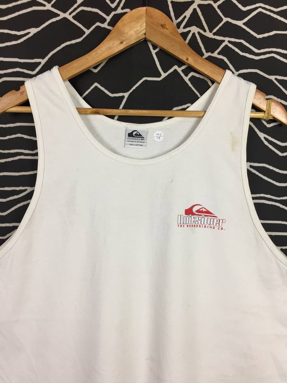 Quiksilver Vtg Quiksilver The Boardriding Co. Logo Surf Tank Top Size US L / EU 52-54 / 3 - 10 Thumbnail