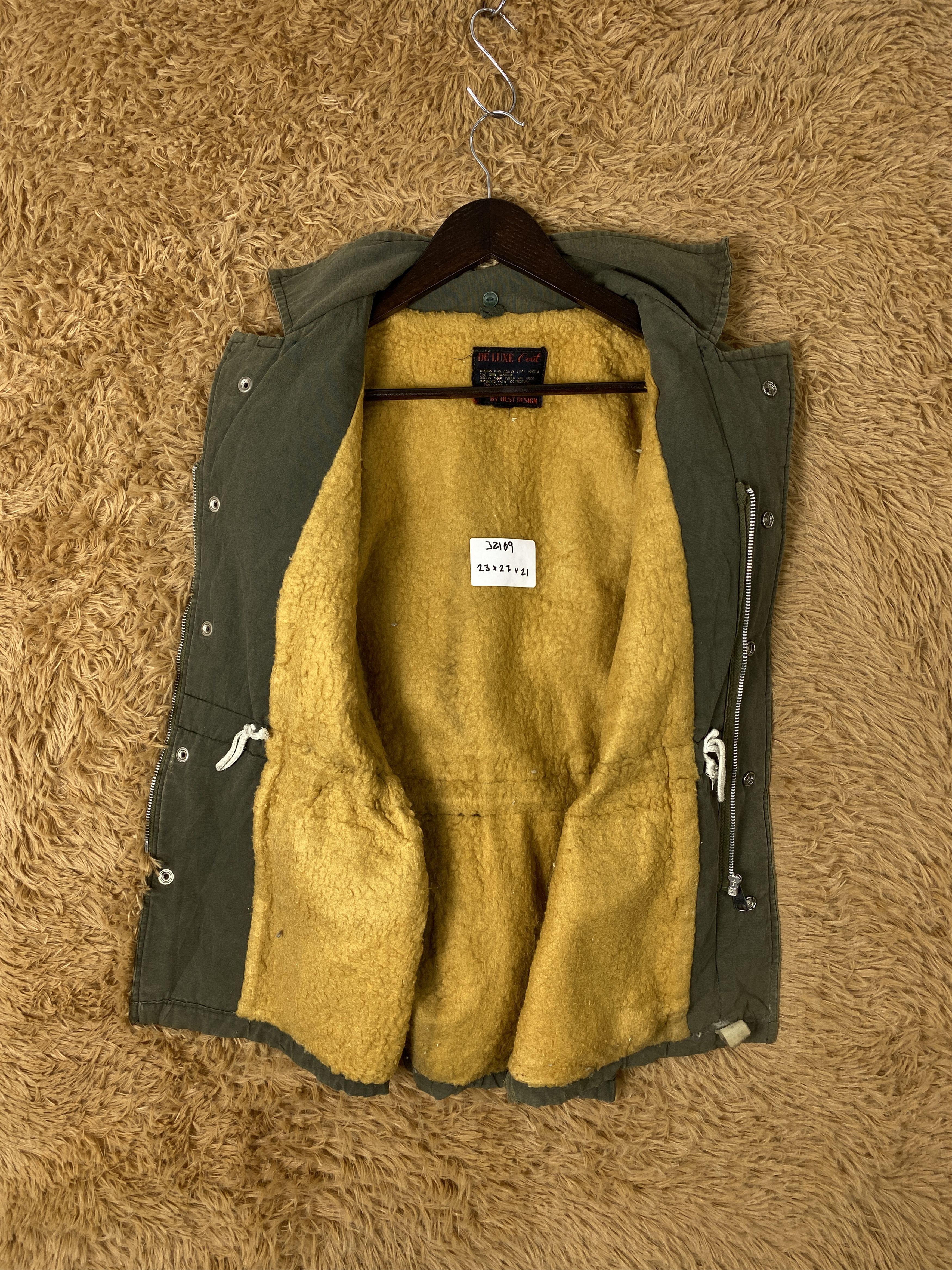 Japanese Brand Vintage De-Luxe Sherpa Lining Jacket J2169 Size US S / EU 44-46 / 1 - 8 Thumbnail