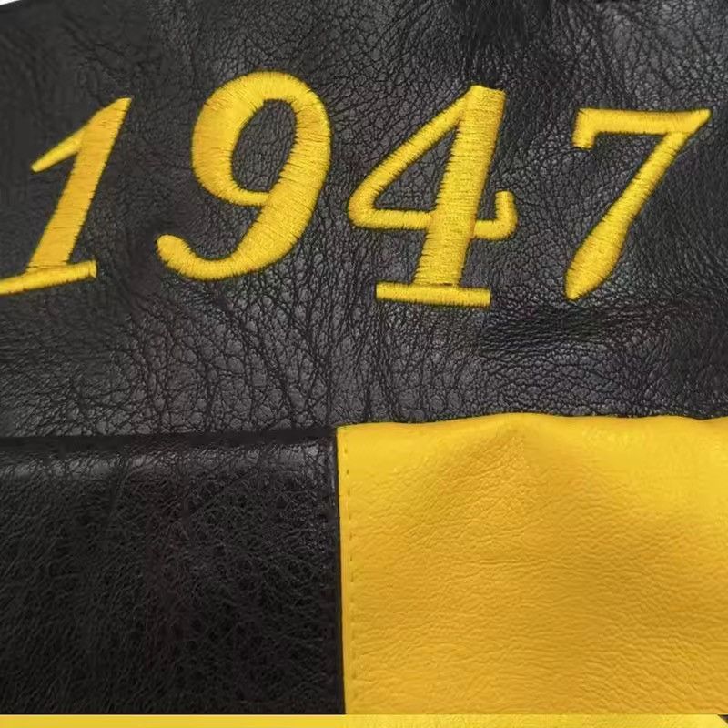 Vintage Ferrari 1947 racing leather jacket big horse stars logo Size US L / EU 52-54 / 3 - 3 Thumbnail