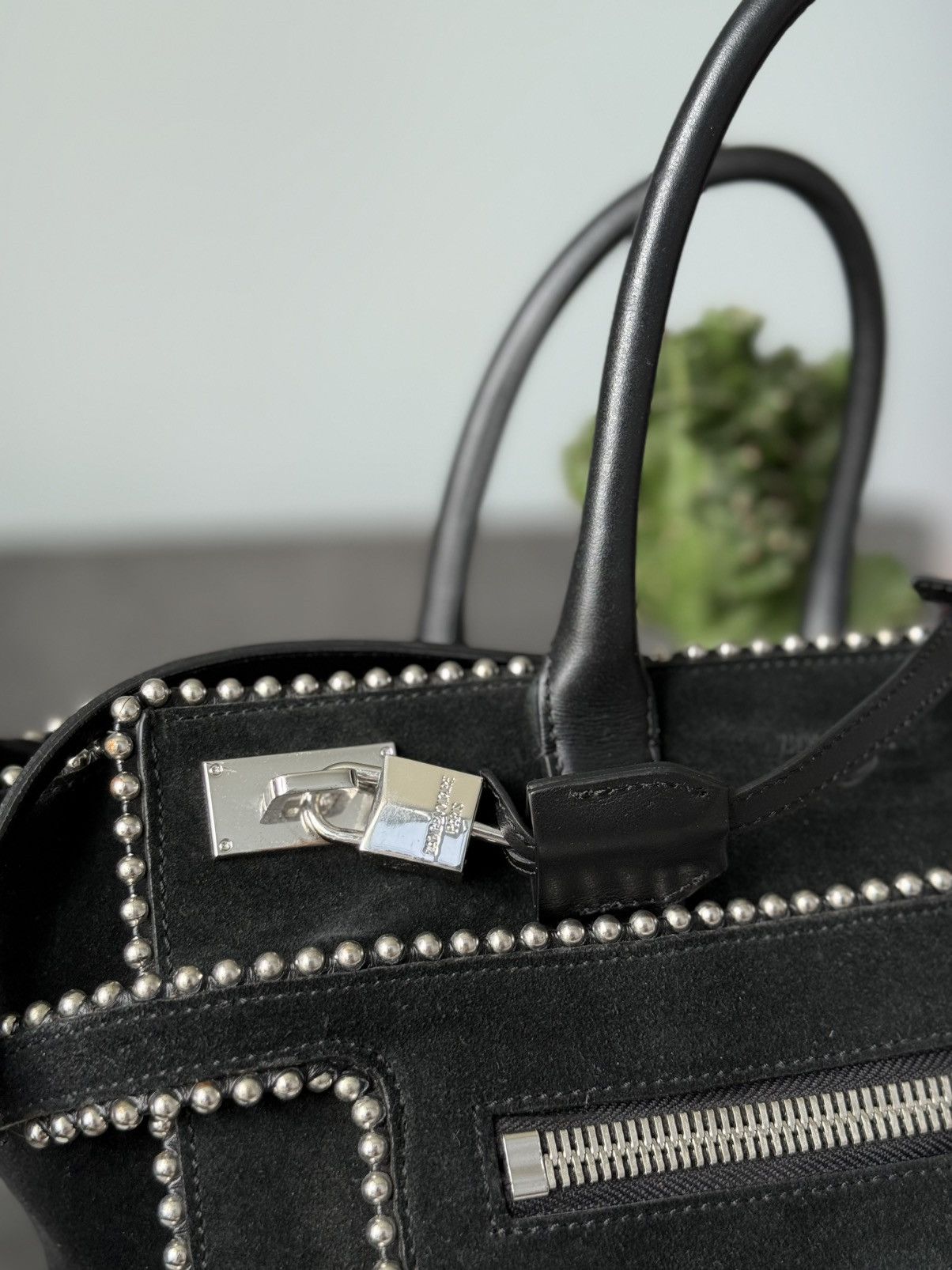 Zadig & Voltaire Zadig et Voltaire Bag Suede key lock Black Size ONE SIZE - 6 Thumbnail