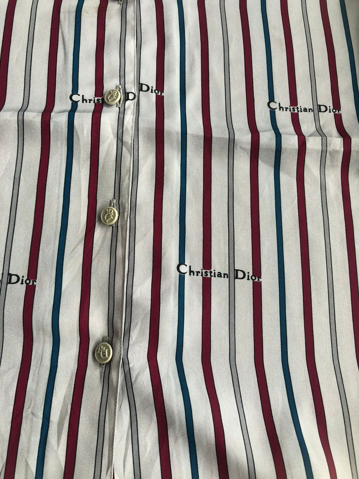 Christian Dior Monsieur RARE❤️‍🔥Vintage Christian Dior Stripe shirt Size US M / EU 48-50 / 2 - 6 Thumbnail