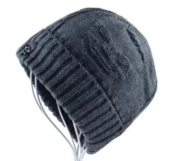 Japanese Brand Gray Color Skull Bennie Hat Size ONE SIZE - 3 Thumbnail