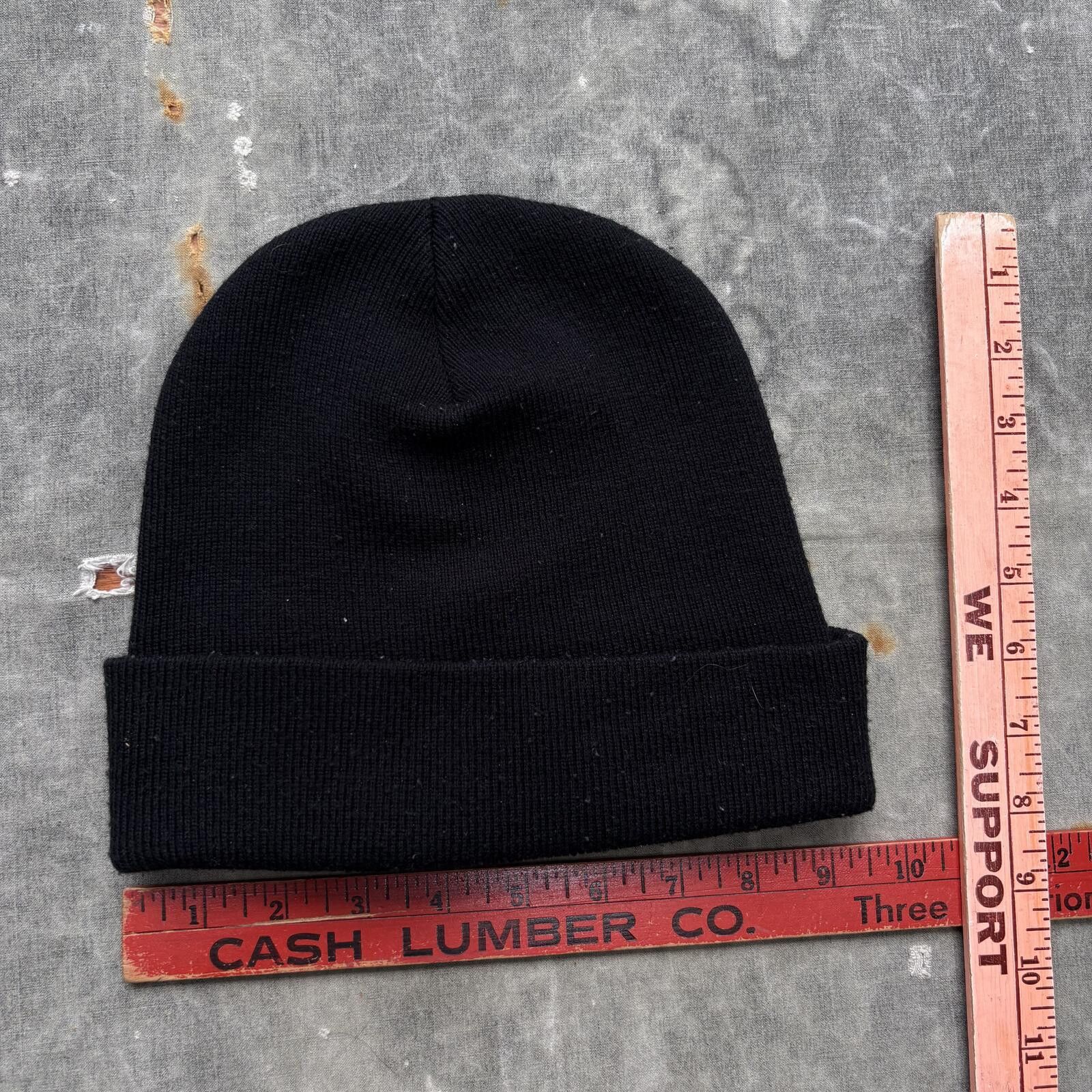 Ford Vintage Y2K Everett Ford Black Embroidered Outerwear Beanie Size ONE SIZE - 2 Thumbnail