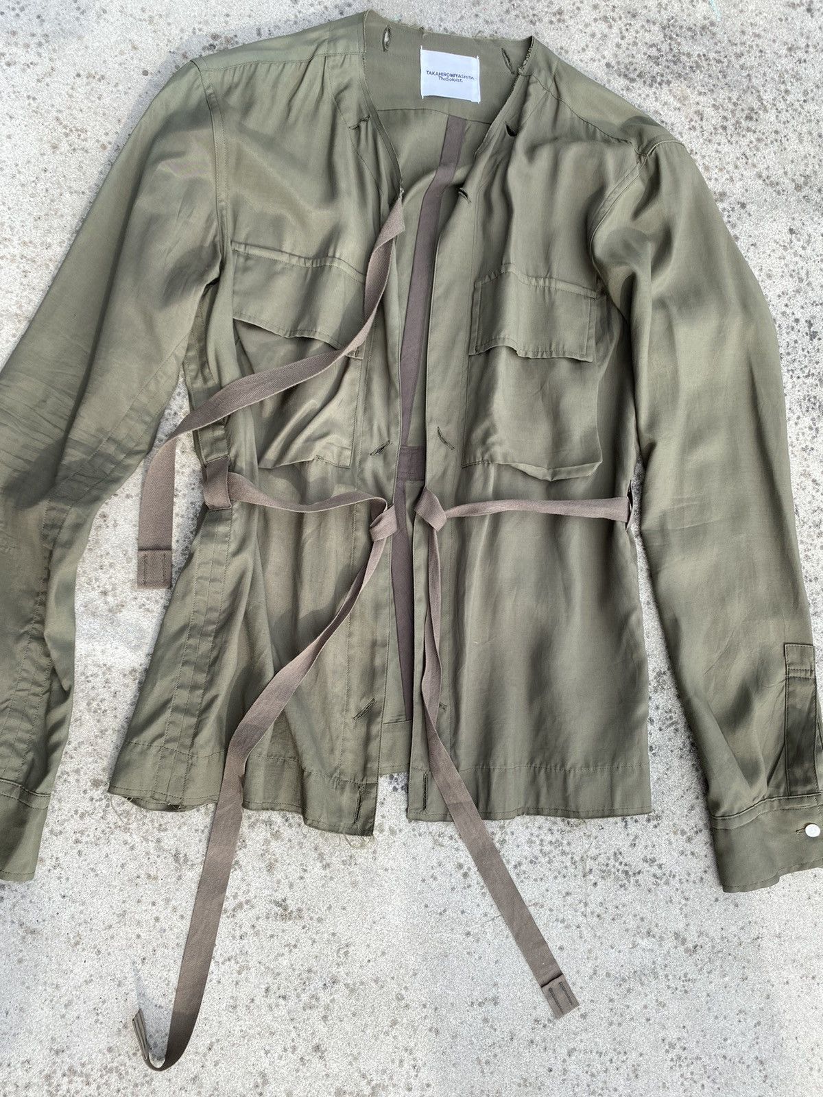 Takahiromiyashita The Soloist. Takahiromiyashita Bondage Shirt Size US M / EU 48-50 / 2 - 1 Thumbnail