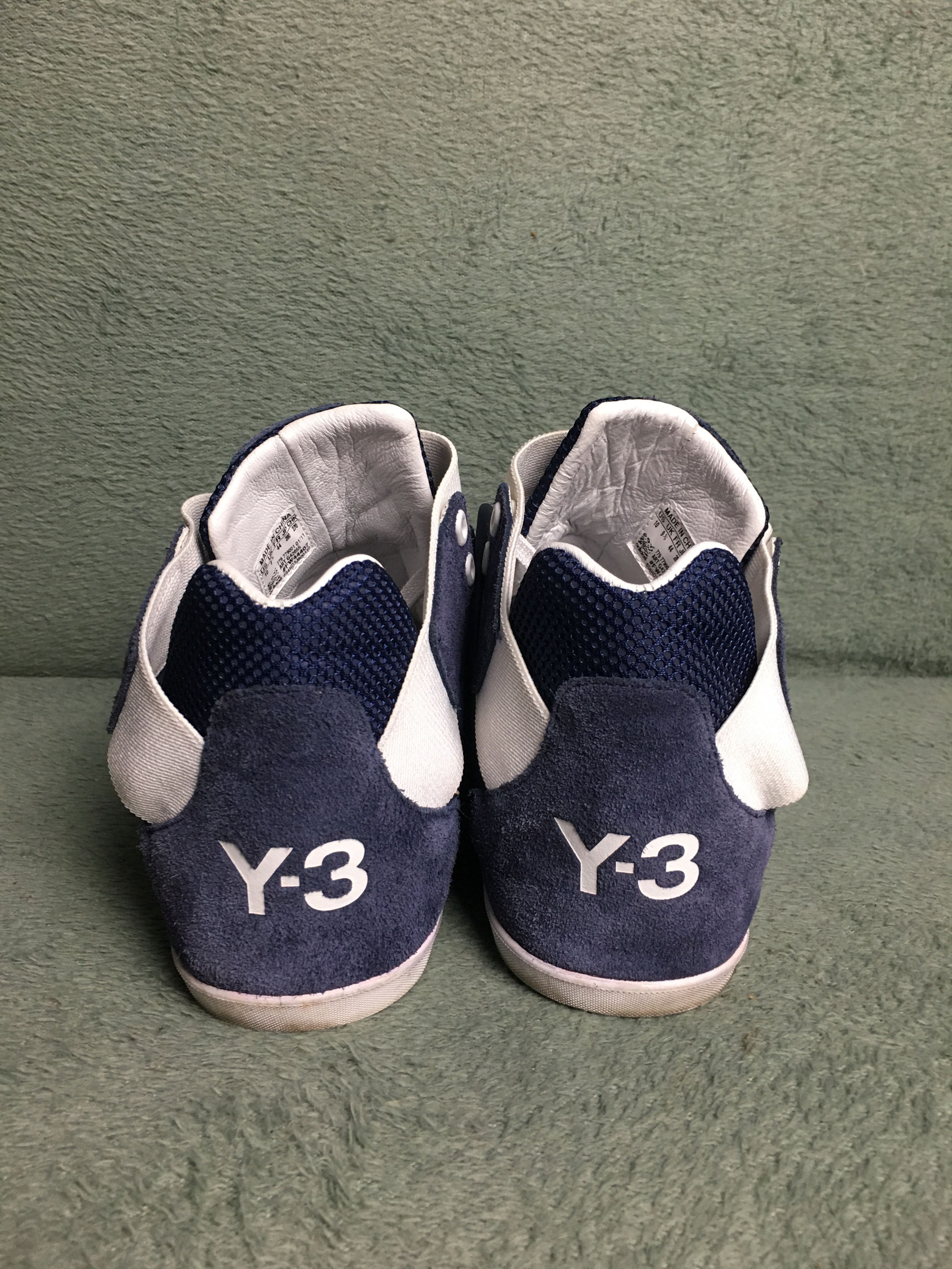 Adidas × Y-3 Adidas Y-3 Yohji Yamamoto Navy Mens Sneakers US 10 EU 43 Size US 10 / EU 43 - 5 Thumbnail
