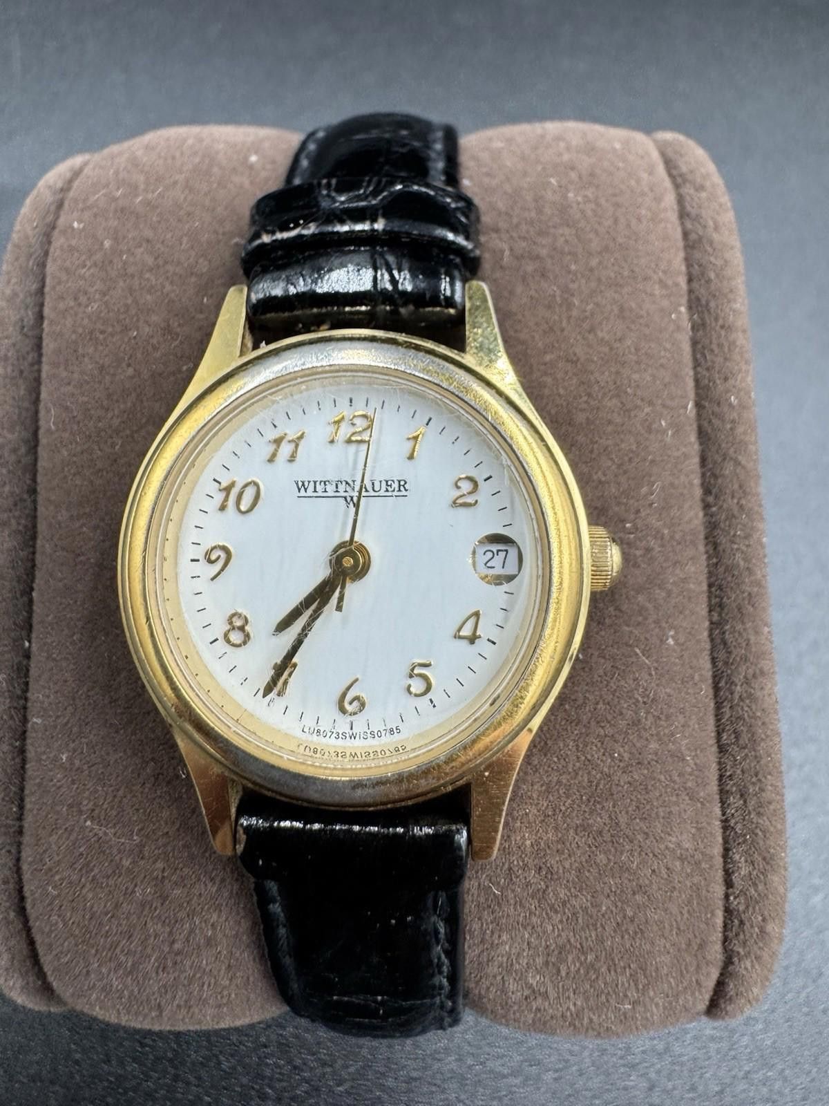 Wittnauer Vintage Wittnauer Women's Gold Tone Quartz Watch White Dial Size ONE SIZE - 5 Thumbnail