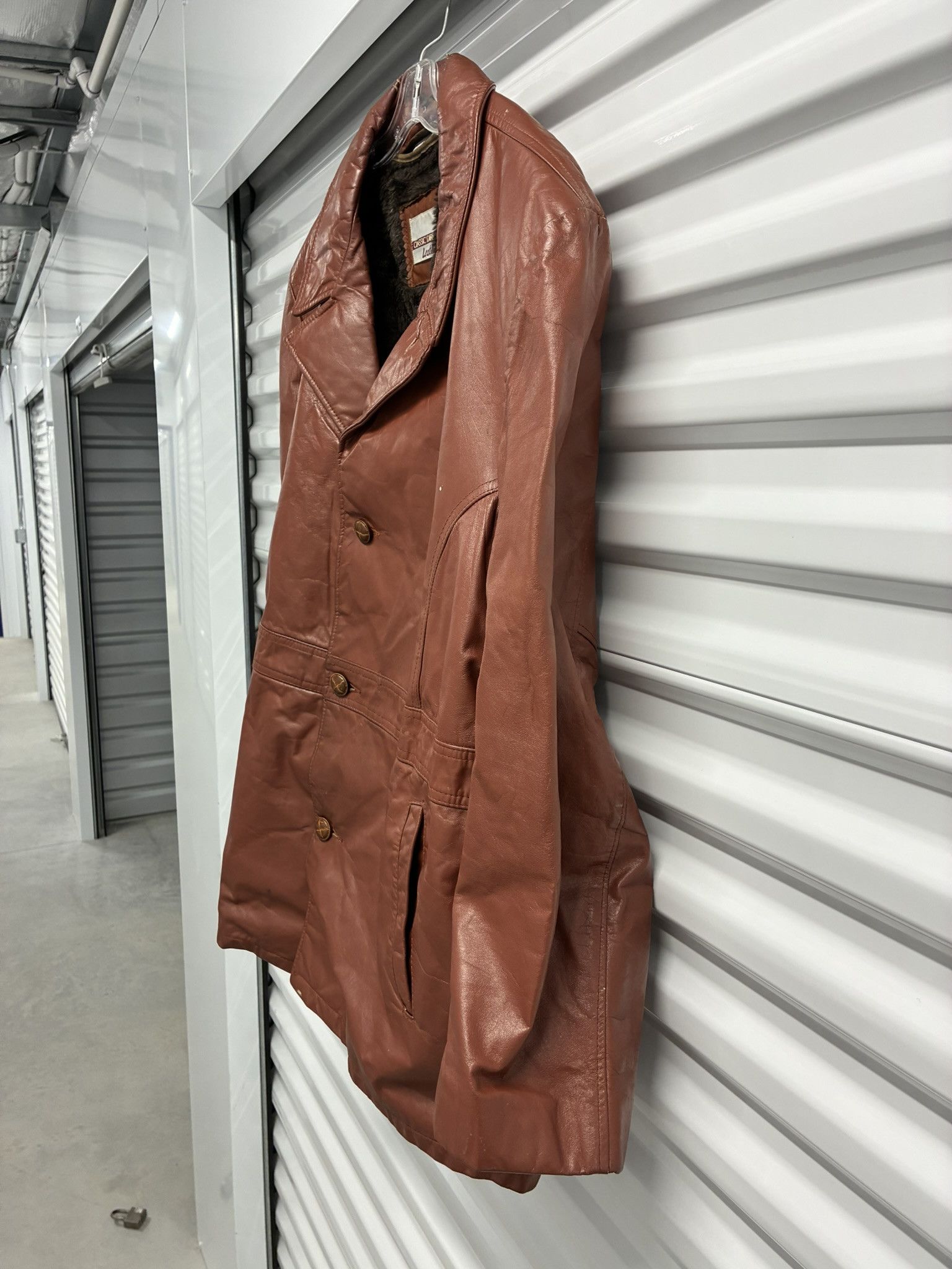Other Classic Directions Jacket Brown Leather Faux Fur Size 46 Size US XL / EU 56 / 4 - 4 Thumbnail