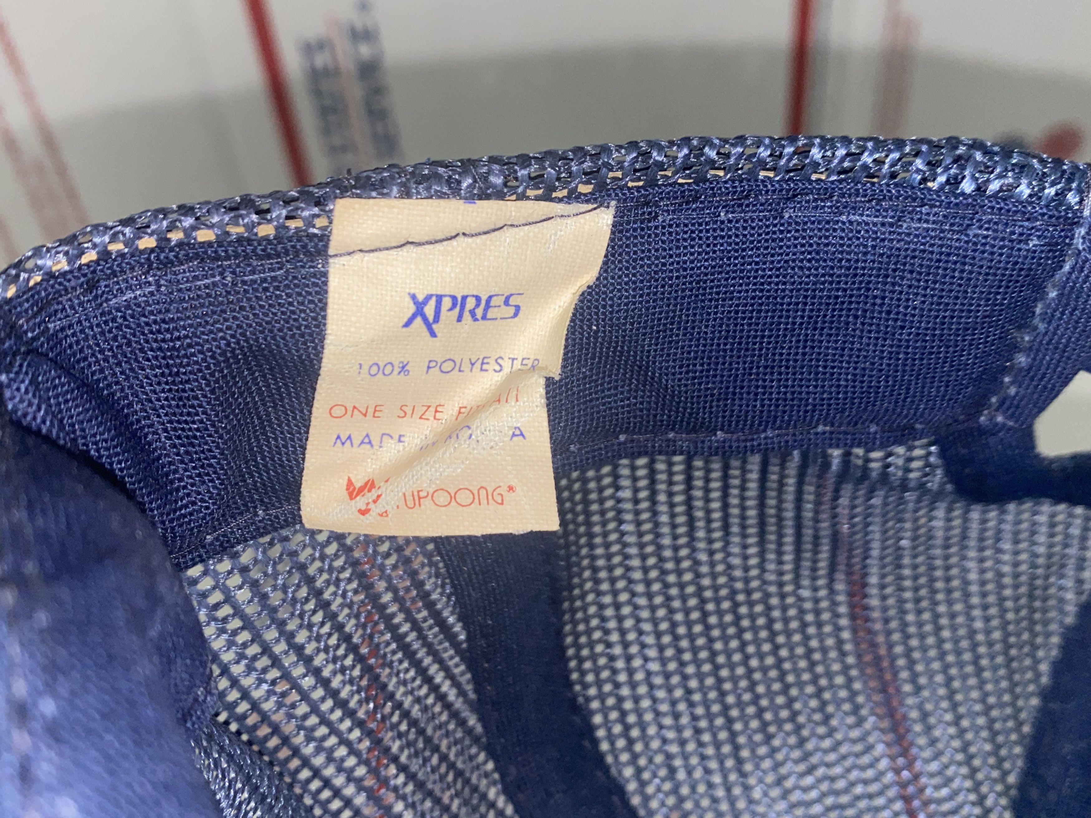 Yupong vintage Yupoong UNIFORM Rental Supply Inc. Trucker hat Cap ! Size ONE SIZE - 6 Thumbnail