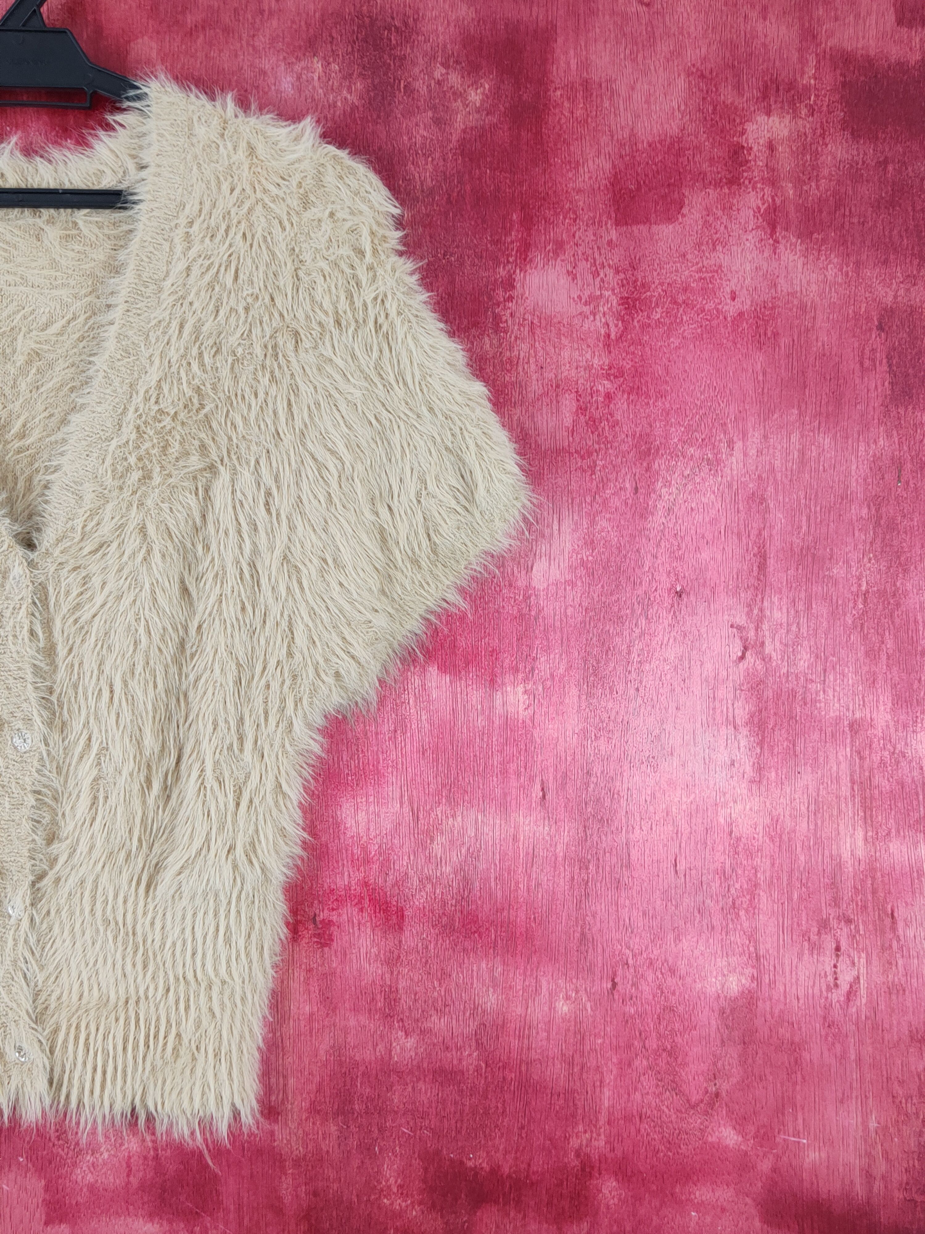 Homespun Knitwear × Japanese Brand × Vintage Pou Dou Dou Brown Shag Shaggy Fur Mohair Knitwear #S1895 Size S / US 4 / IT 40 - 5 Thumbnail