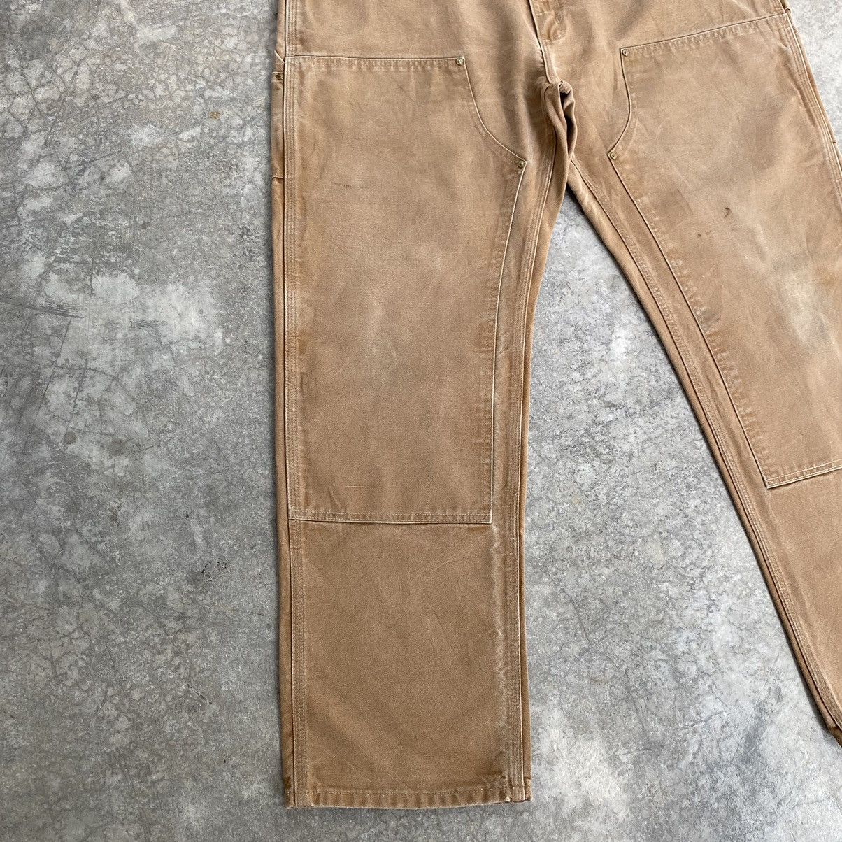 Carhartt Vintage Carhartt Double Knee Faded Tan Carpenter Pants Size US 40 / EU 56 - 5 Thumbnail