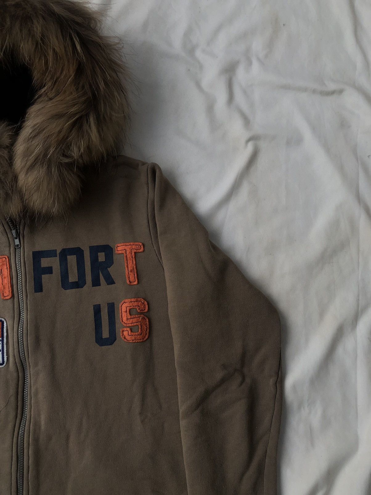 If Six Was Nine Distressed Gothic Fur Hoodie Zip Ifsixwasnine LGB Style Size US L / EU 52-54 / 3 - 3 Thumbnail