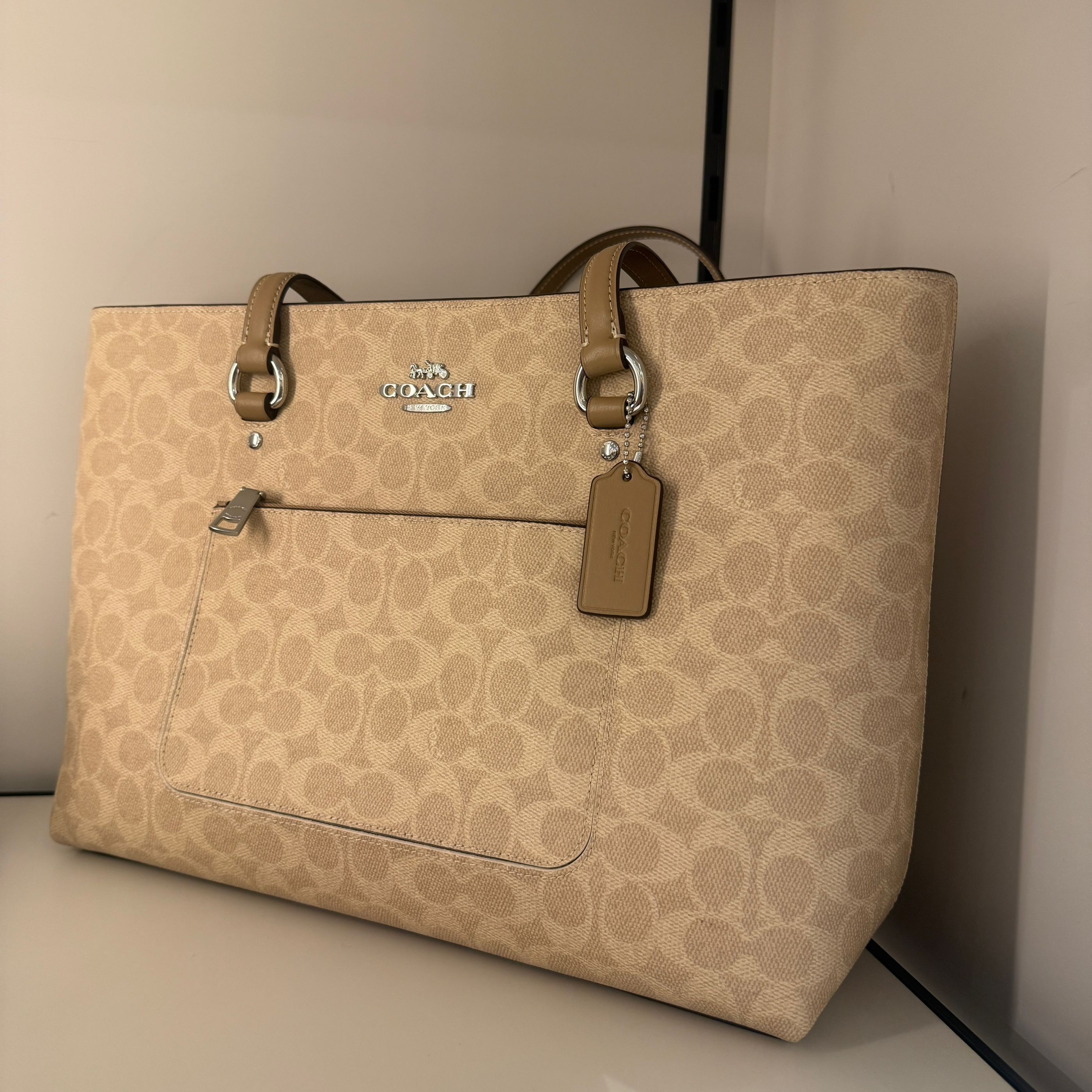coach Station Tote Bag In Signature Canvas ccd69