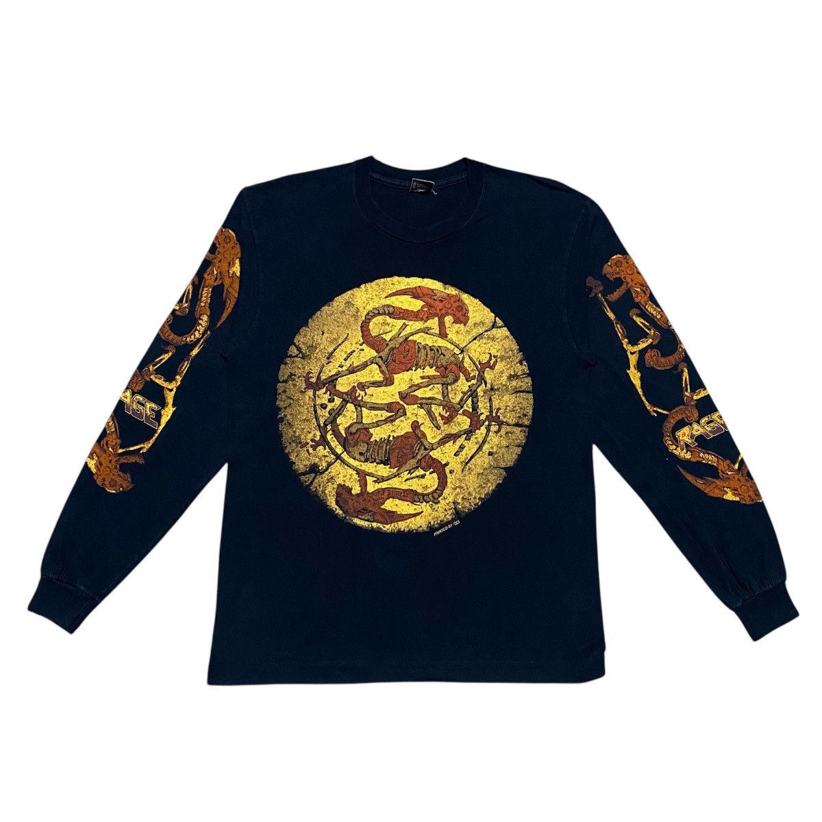 Band Tees Rare‼️🔥Vintage Rage The Missing Link Album Long Sleeve Tshirt Size US M / EU 48-50 / 2 - 1 Thumbnail