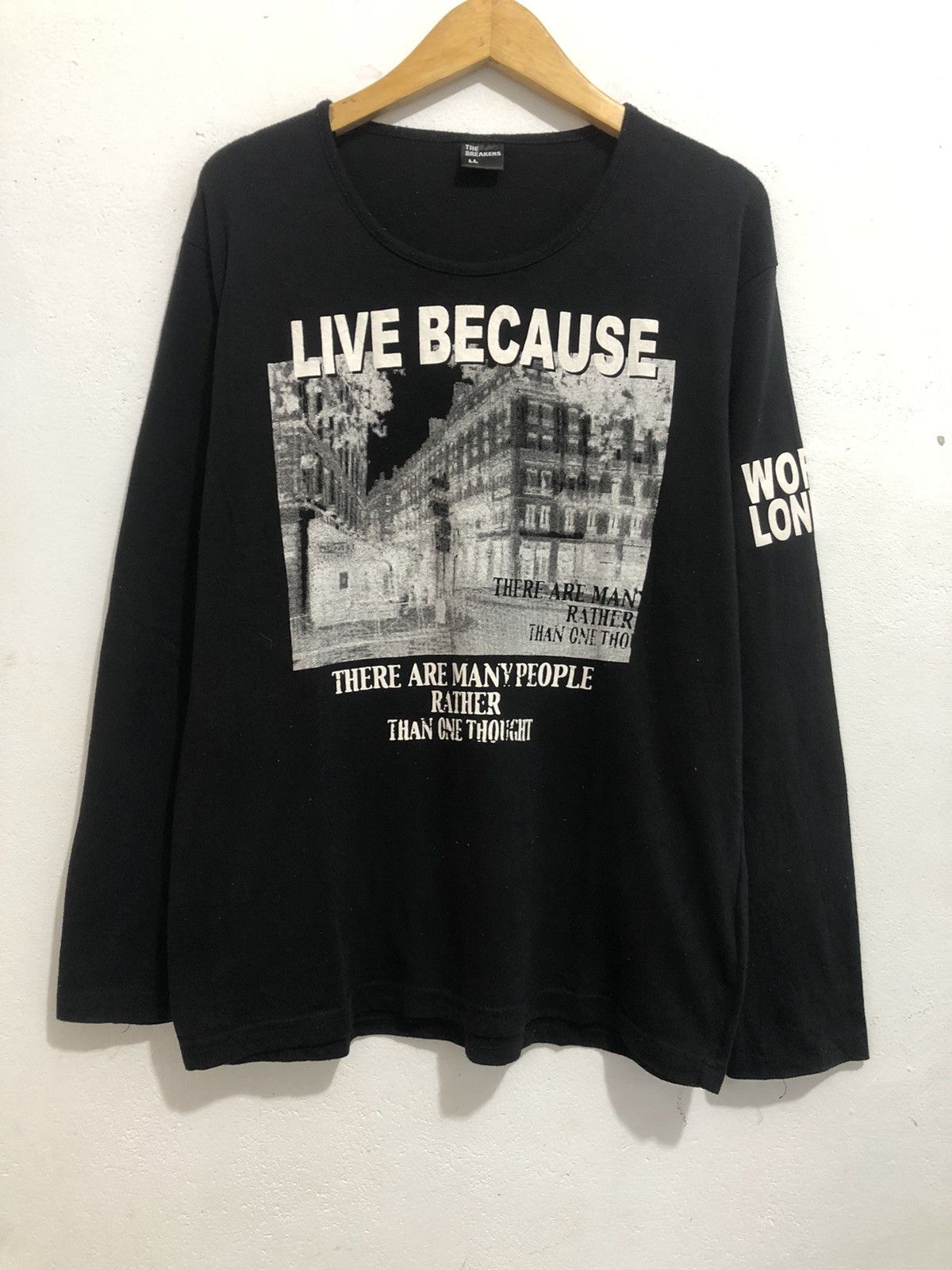 Hysteric Glamour Japanese Poem The Breakers LongSleeve Rock Punk Style Size US L / EU 52-54 / 3 - 1 Thumbnail