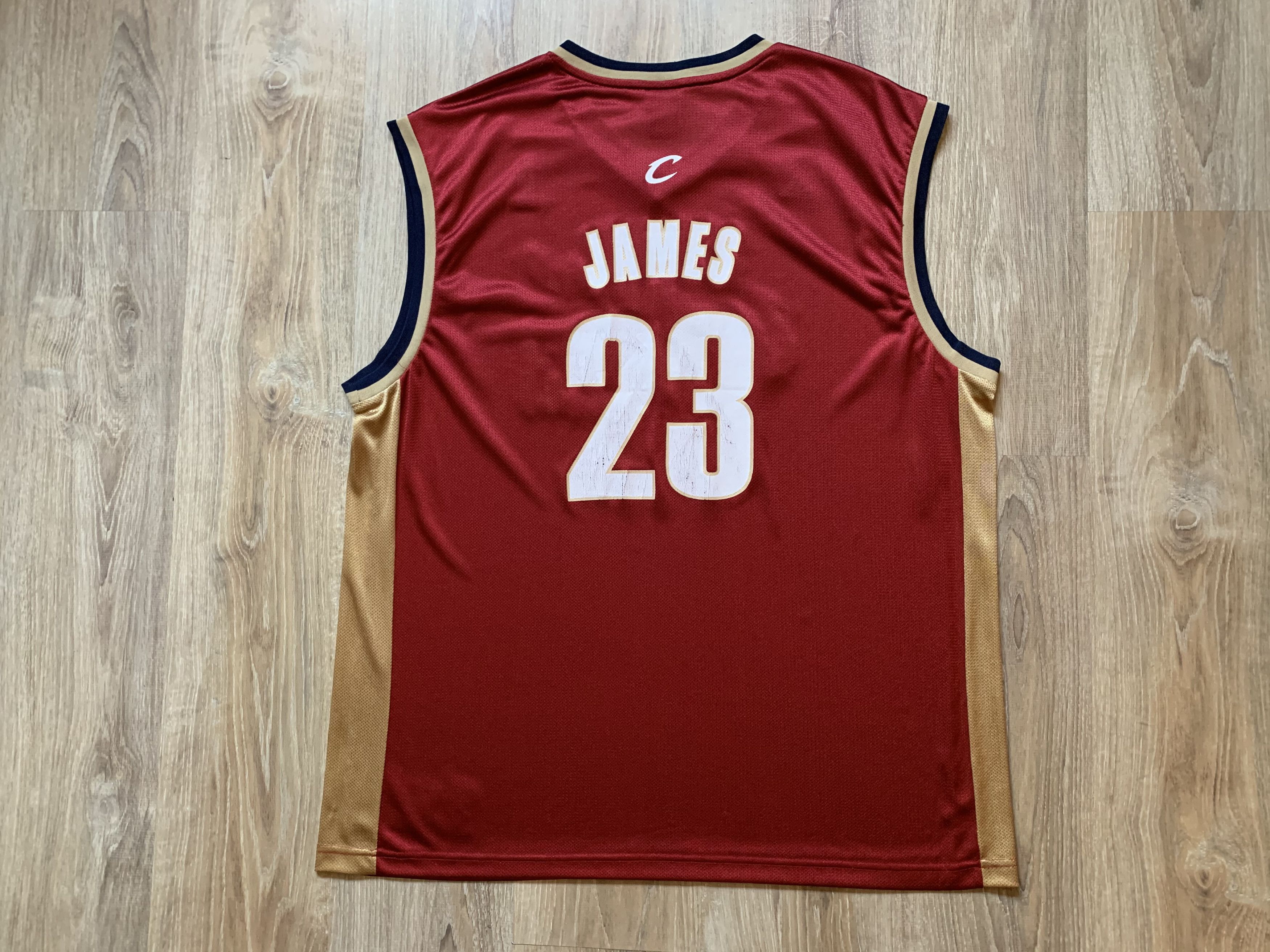 Adidas × NBA × Vintage Vintage Adidas Cleveland Cavaliers Lebron James #23 Jersey Size US XXL / EU 58 / 5 - 11 Thumbnail