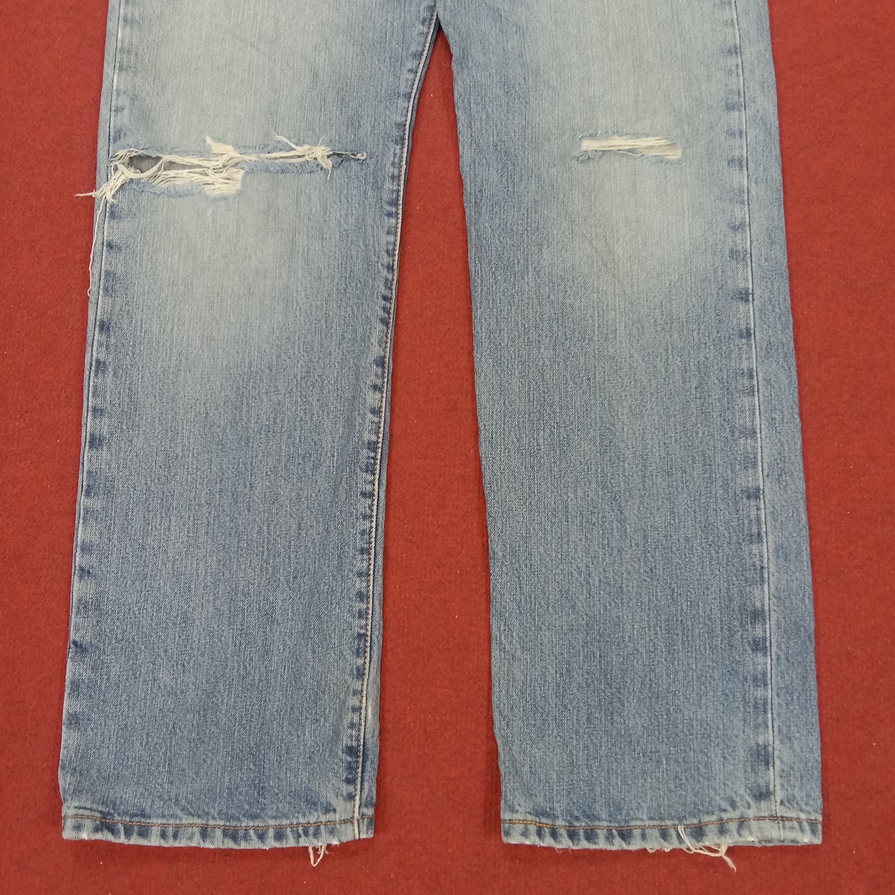 Levi's Levis American Streetwear Style Distressed Jeans Size US 32 / EU 48 - 3 Thumbnail