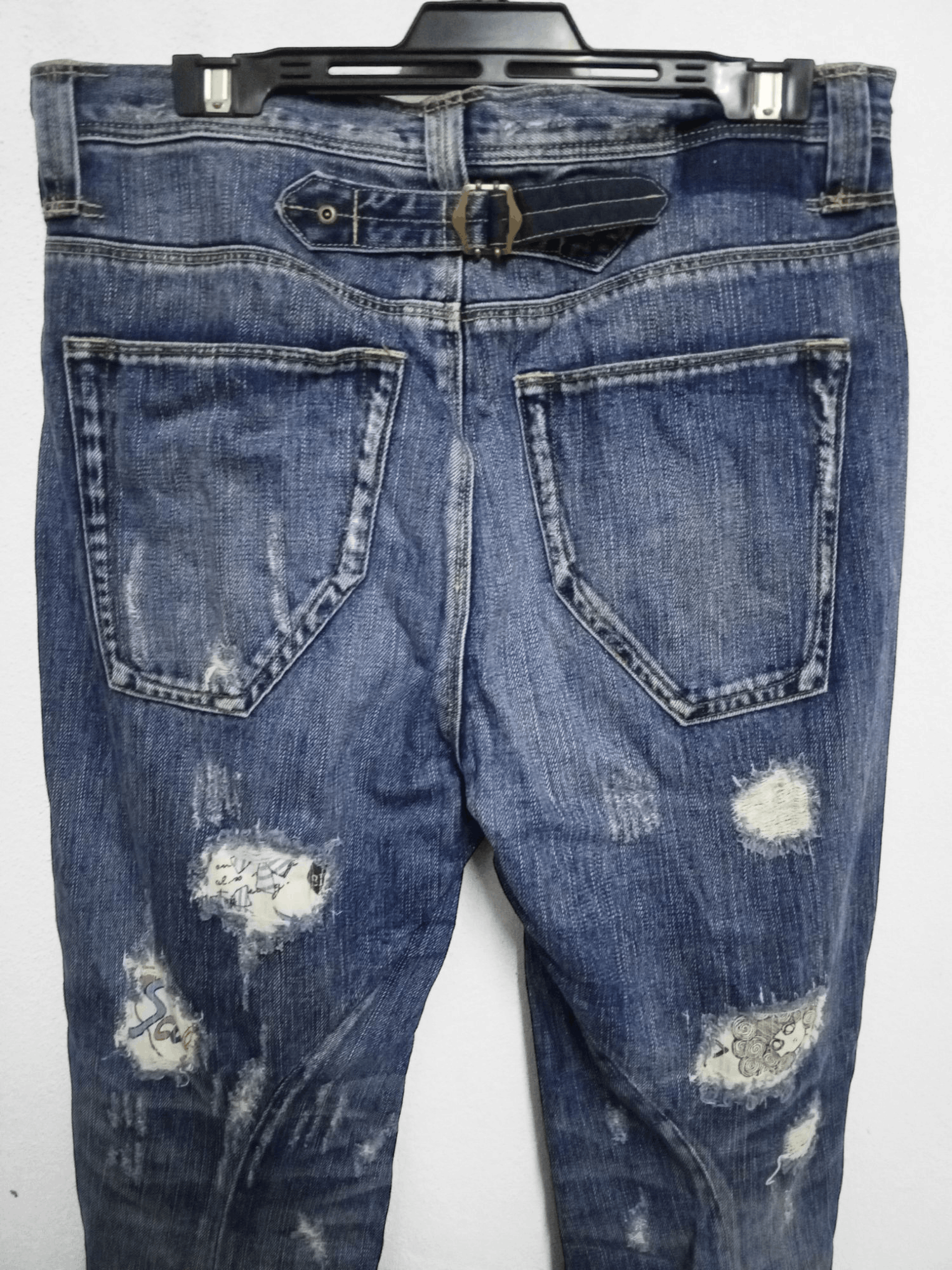 Japanese Brand BIT BLUE SCOLAR JEANS RARE Size US 32 / EU 48 - 5 Thumbnail