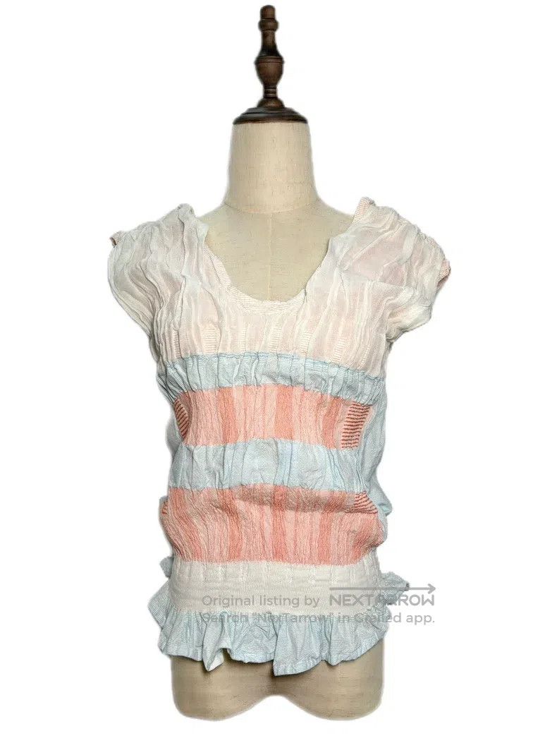 Issey Miyake Issey Miyake Blue-pink Sleeveless Vest Size M / US 6-8 / IT 42-44 - 3 Thumbnail
