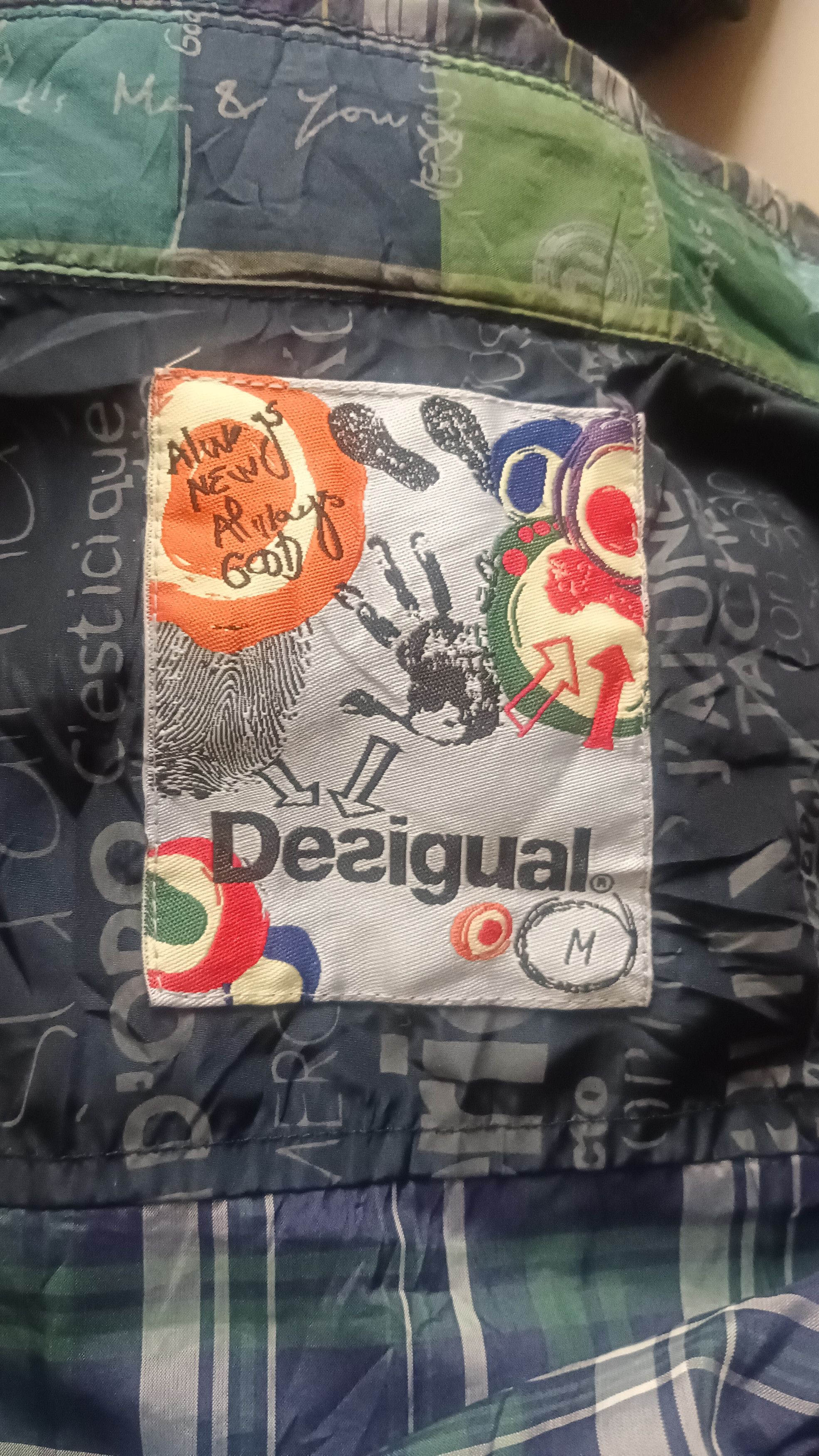Desigual Designer Suit Jackets Green Size US M / EU 48-50 / 2 - 2 Thumbnail