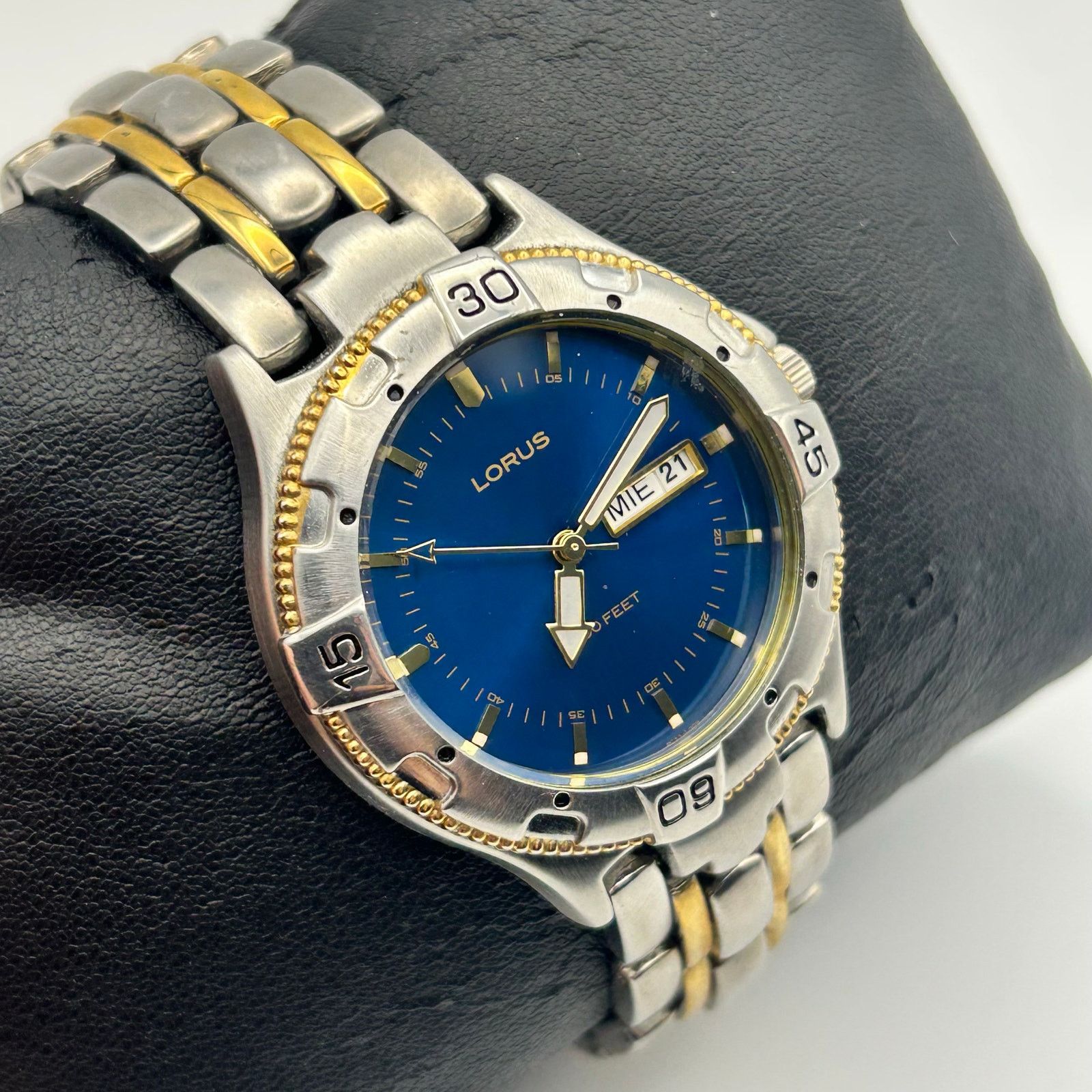 Other Vintage Lorus LR0274 Silver Gold Date Display Men’s Watch Size ONE SIZE - 3 Thumbnail