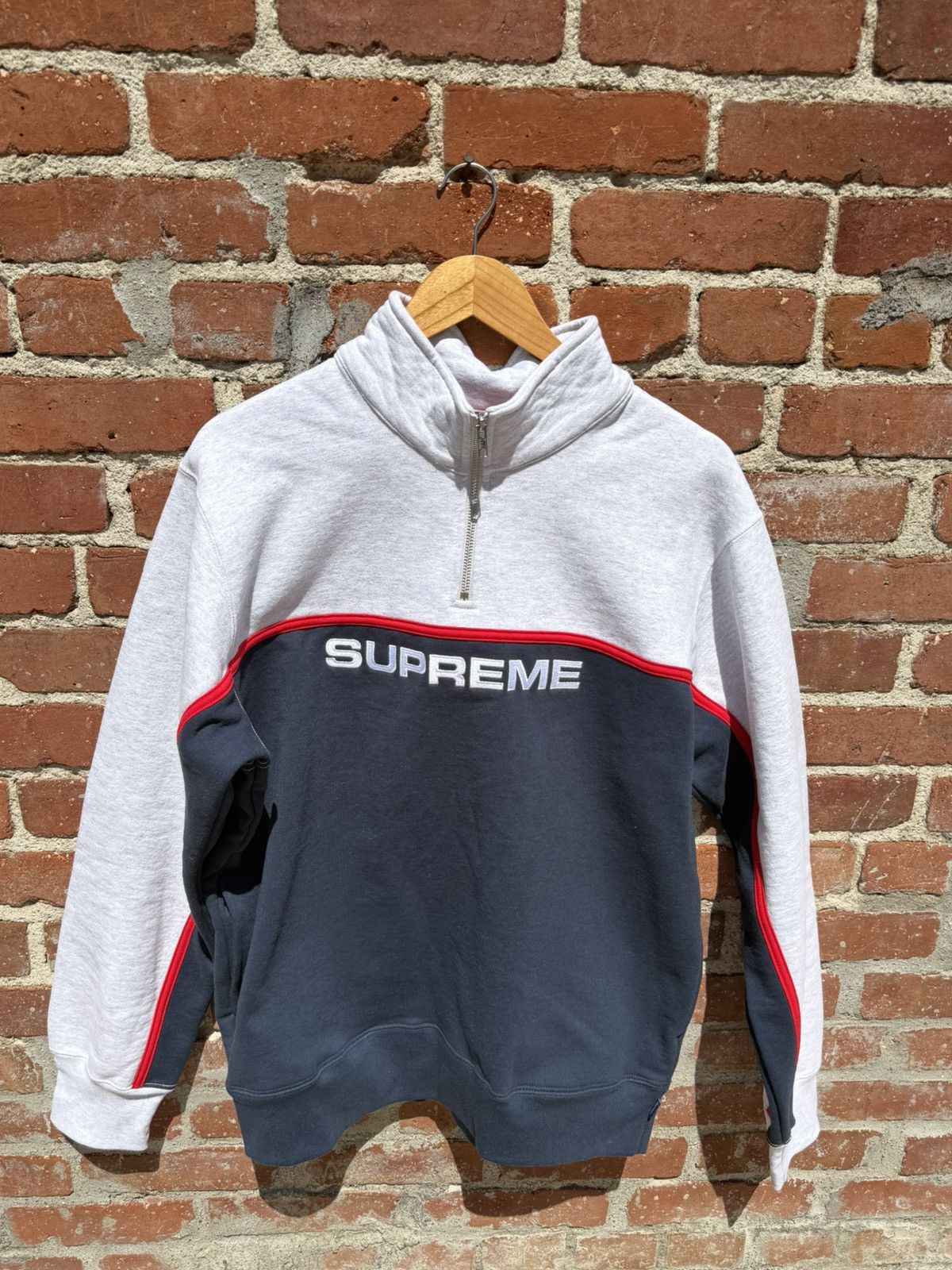 Supreme Supreme 2-Tone Half Zip Size US L / EU 52-54 / 3 - 1 Thumbnail