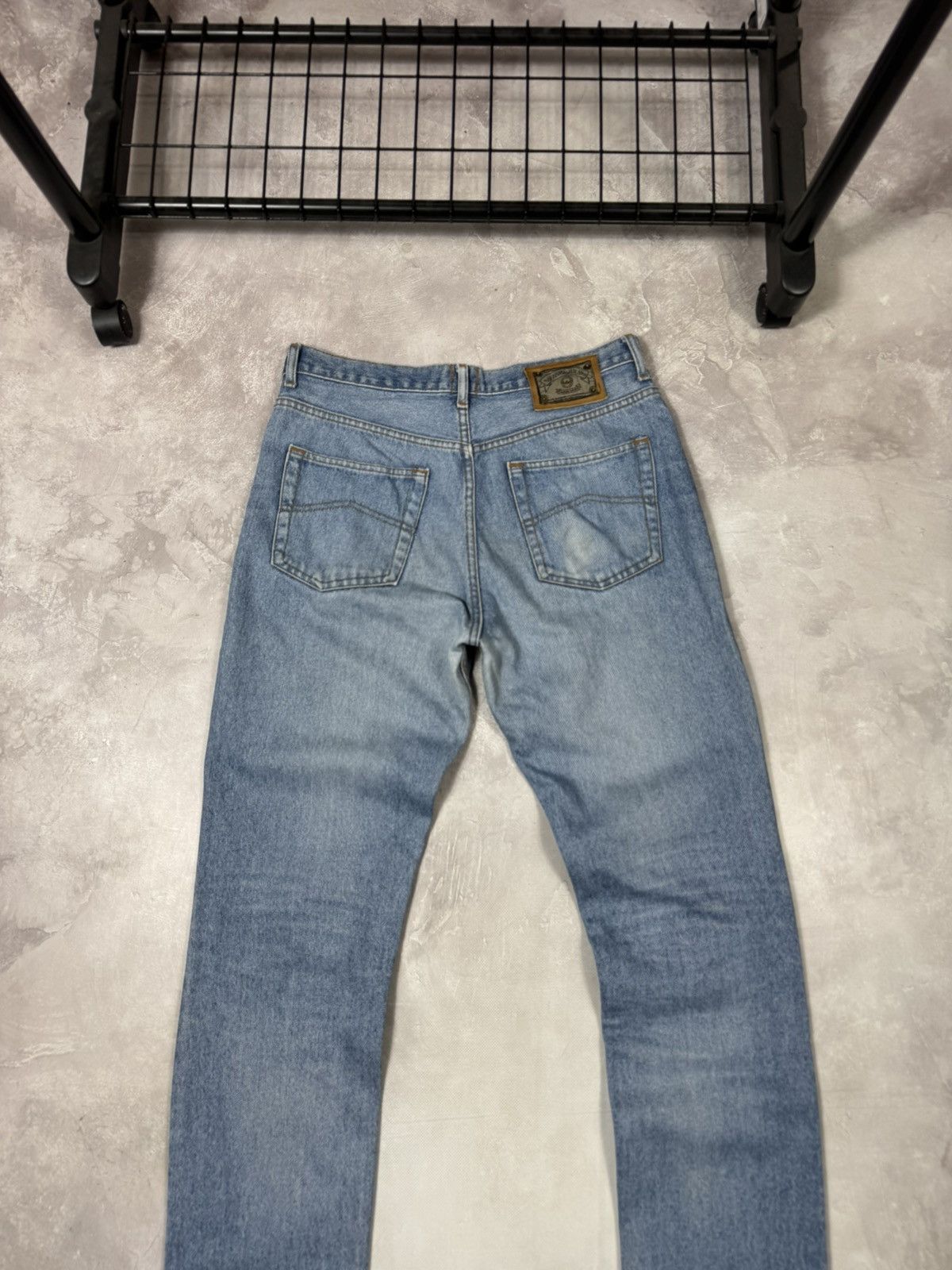 Vintage Vintage 90s Armani Jeans Fade Denim Pants Size US 32 / EU 48 - 14 Thumbnail