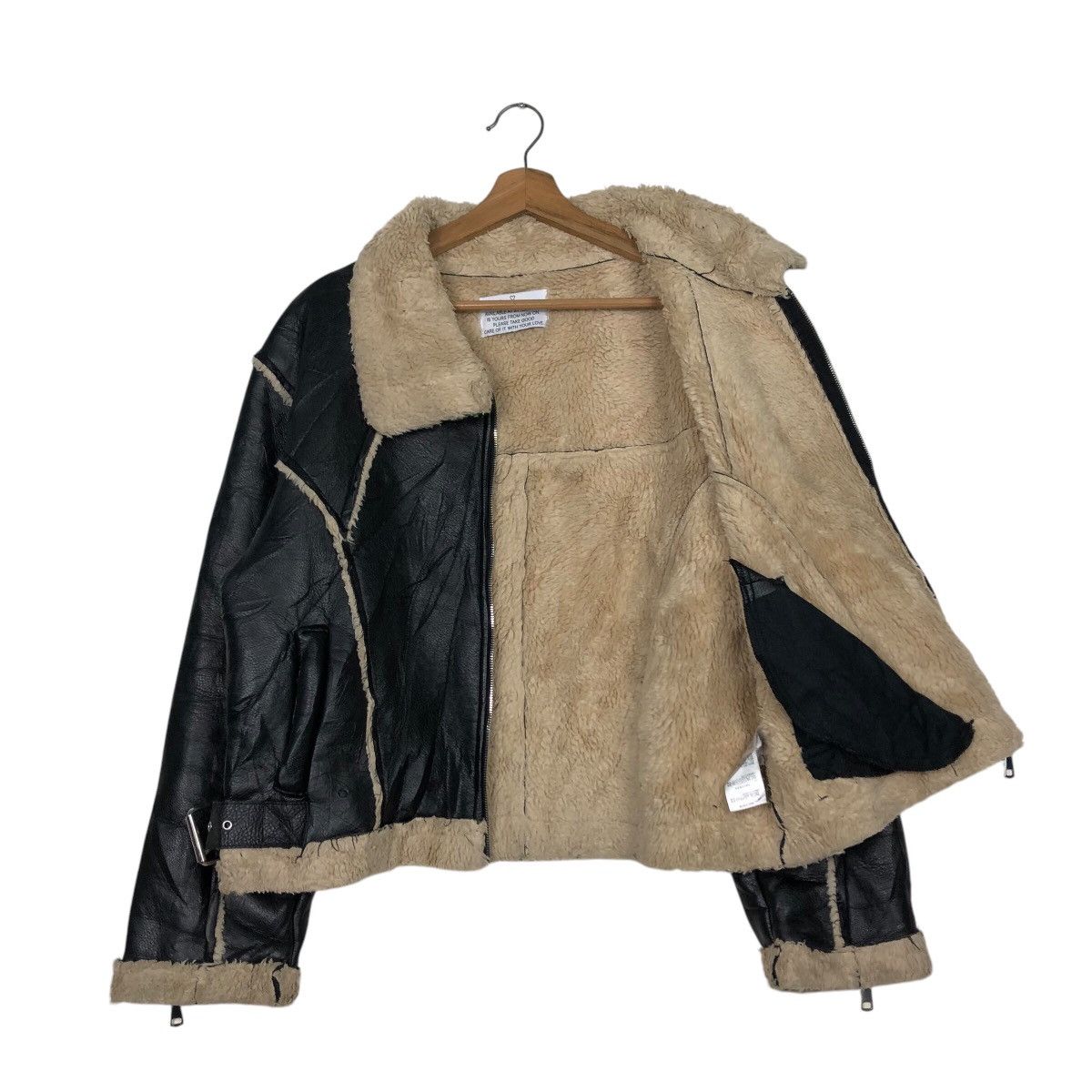 Japanese Brand 📌Vintage Leather Jacket Style Nanda Japan Issey Miyake Size US M / EU 48-50 / 2 - 12 Thumbnail