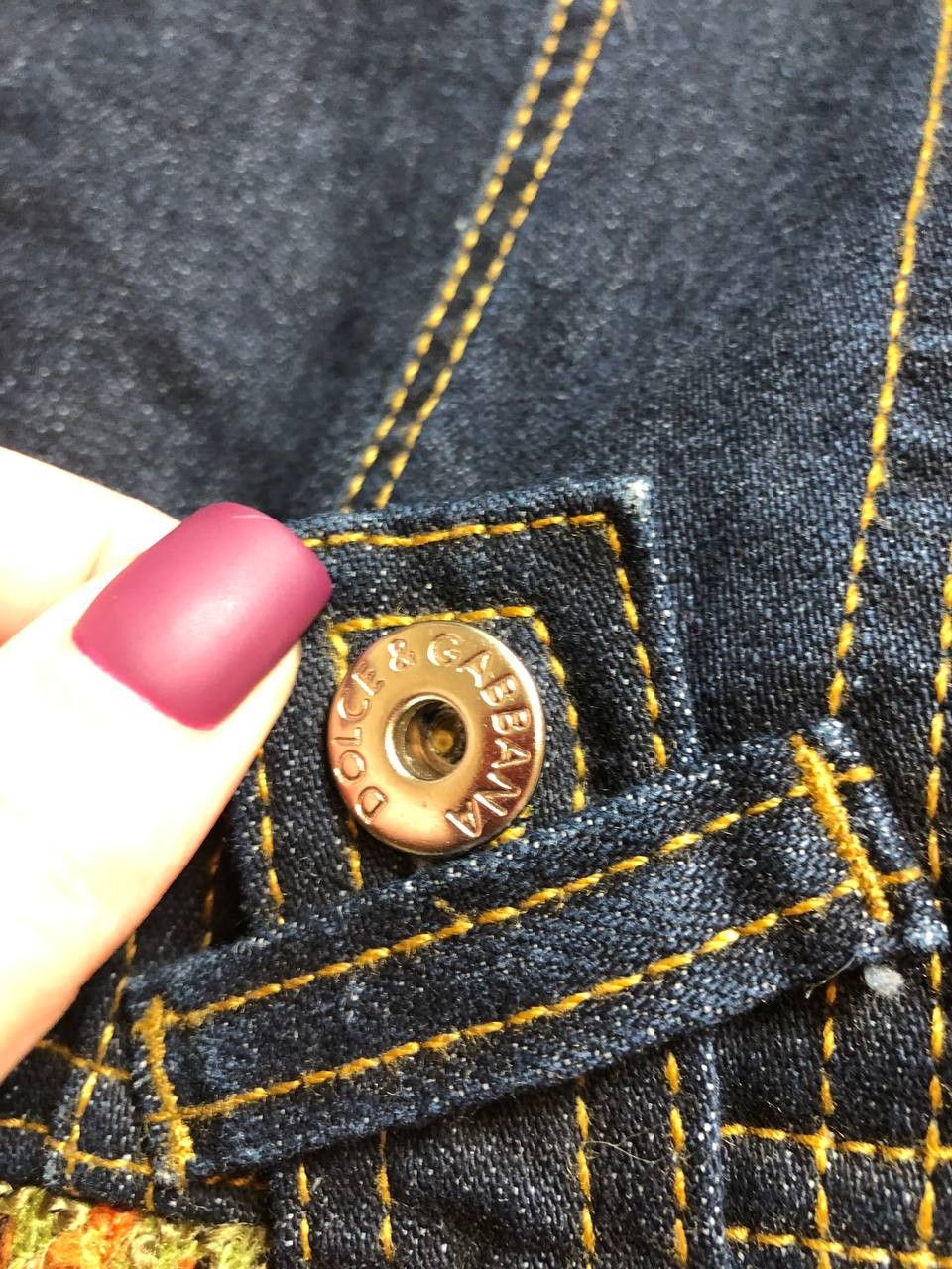 Dolce & Gabbana Dolce and Gabbana Vintage Denim Jacket Size L / US 10 / IT 46 - 7 Thumbnail