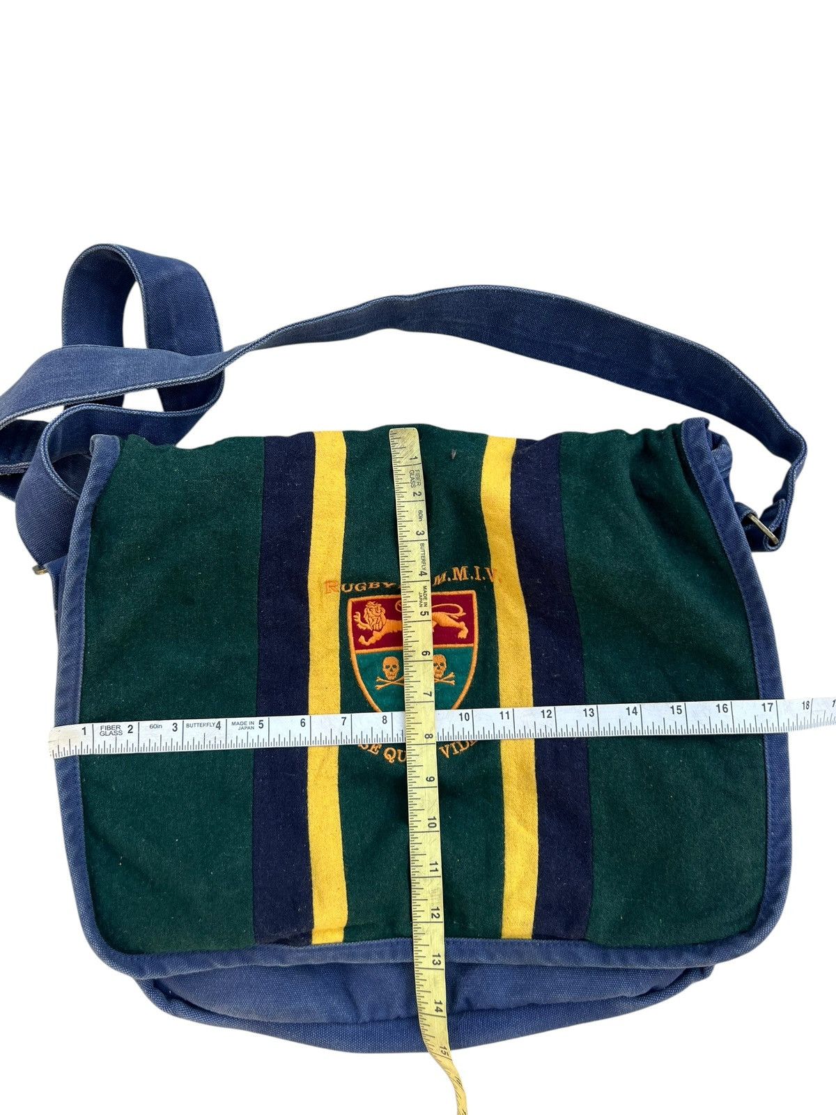 Rugby Ralph Lauren Ralph Lauren Rugby Fade Patina Duck Canvas Messenger Bag Size ONE SIZE - 6 Thumbnail