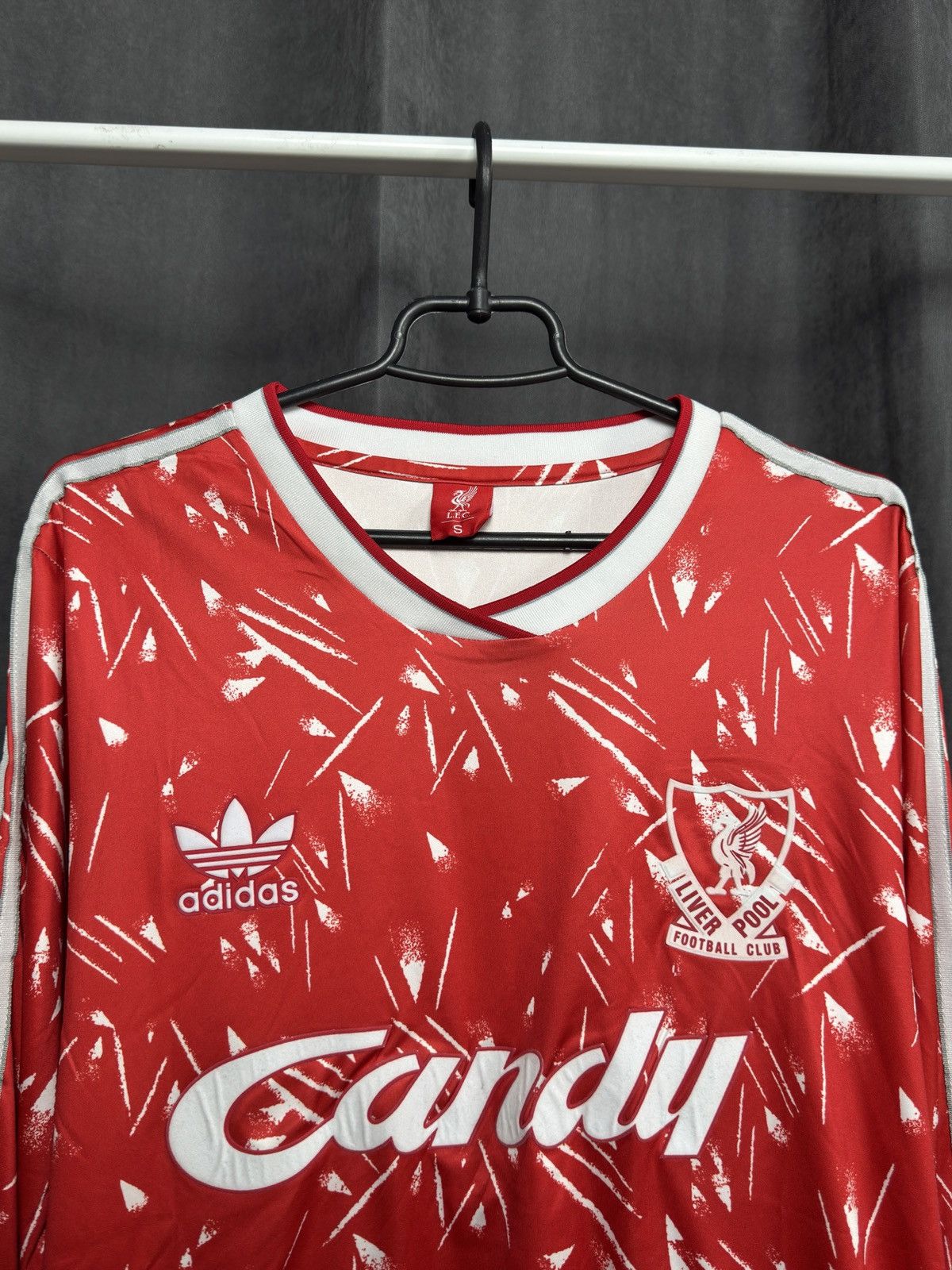 Vintage Adidas Liverpool Candy socker jersey long sleeve Size US S / EU 44-46 / 1 - 2 Thumbnail