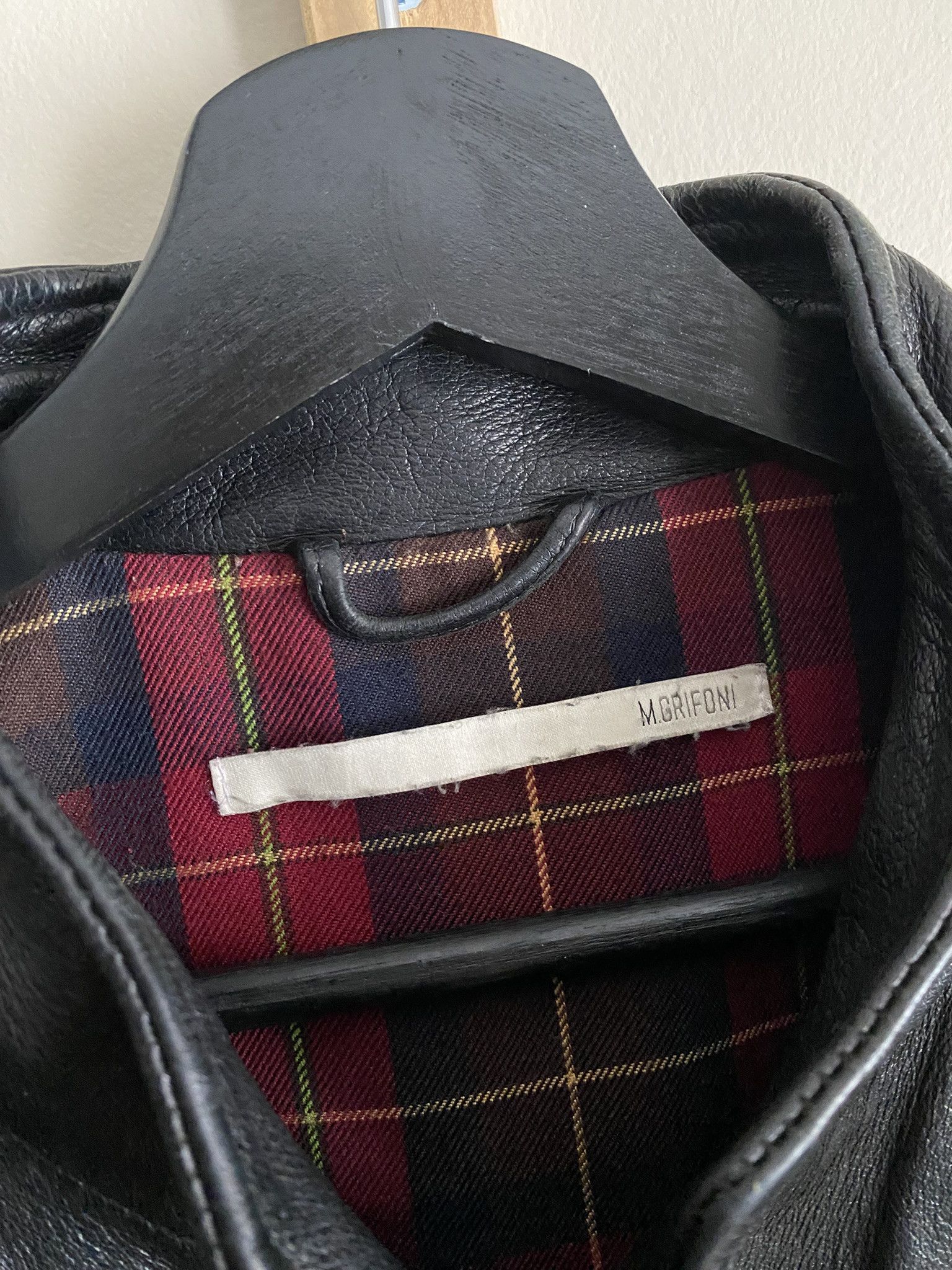 Other Calf Skin / Wool Sleeves - Flannel Lined Leather Jacket Size US L / EU 52-54 / 3 - 10 Thumbnail