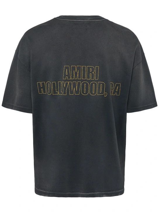 Amiri o1lsvrm0425 Vintage MA Eagle OS t-Shirt in Black Size US L / EU 52-54 / 3 - 2 Thumbnail