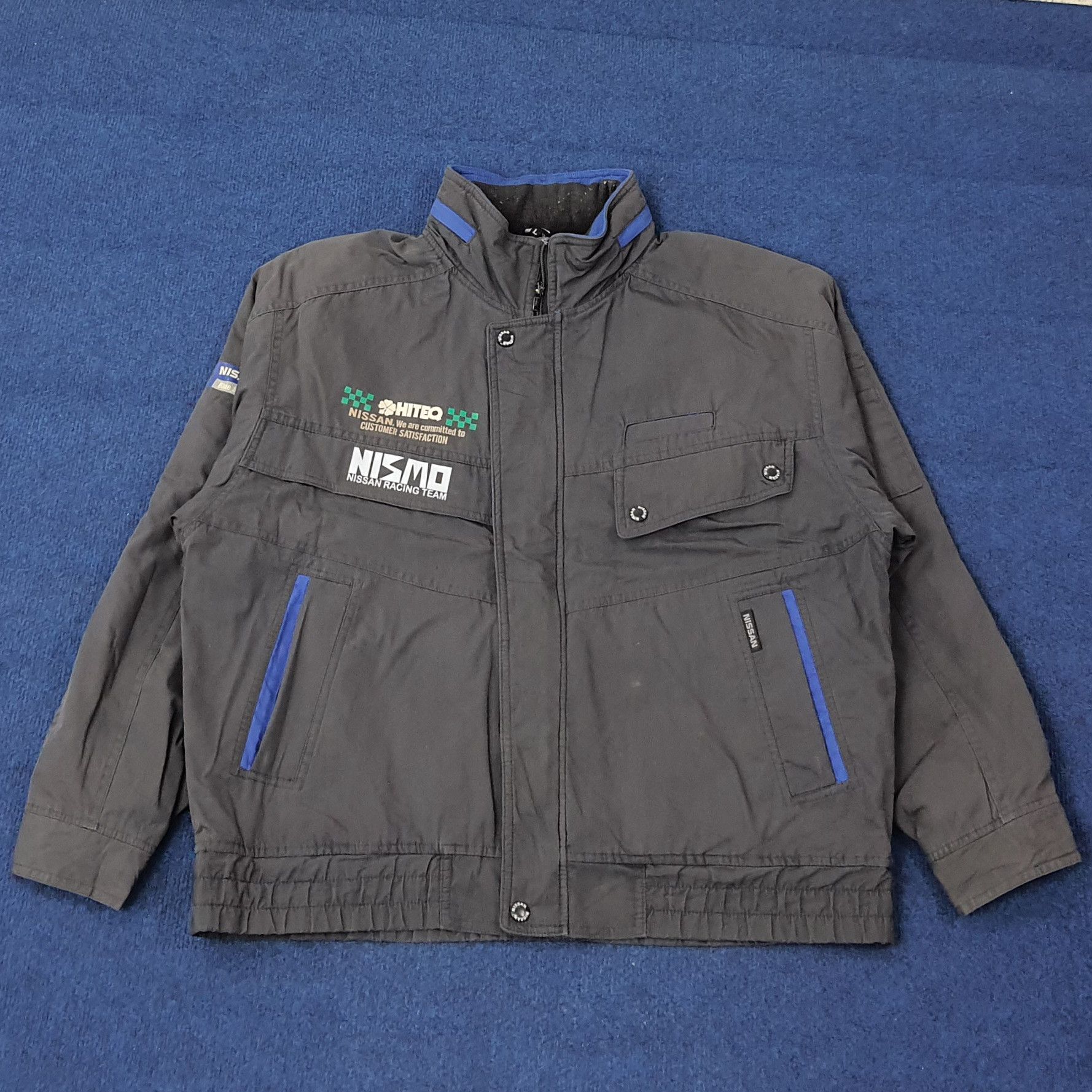 Japanese Brand Vintage NISSAN Racing Jacket Custom Logo Jacket C254N23 Size US L / EU 52-54 / 3 - 3 Thumbnail