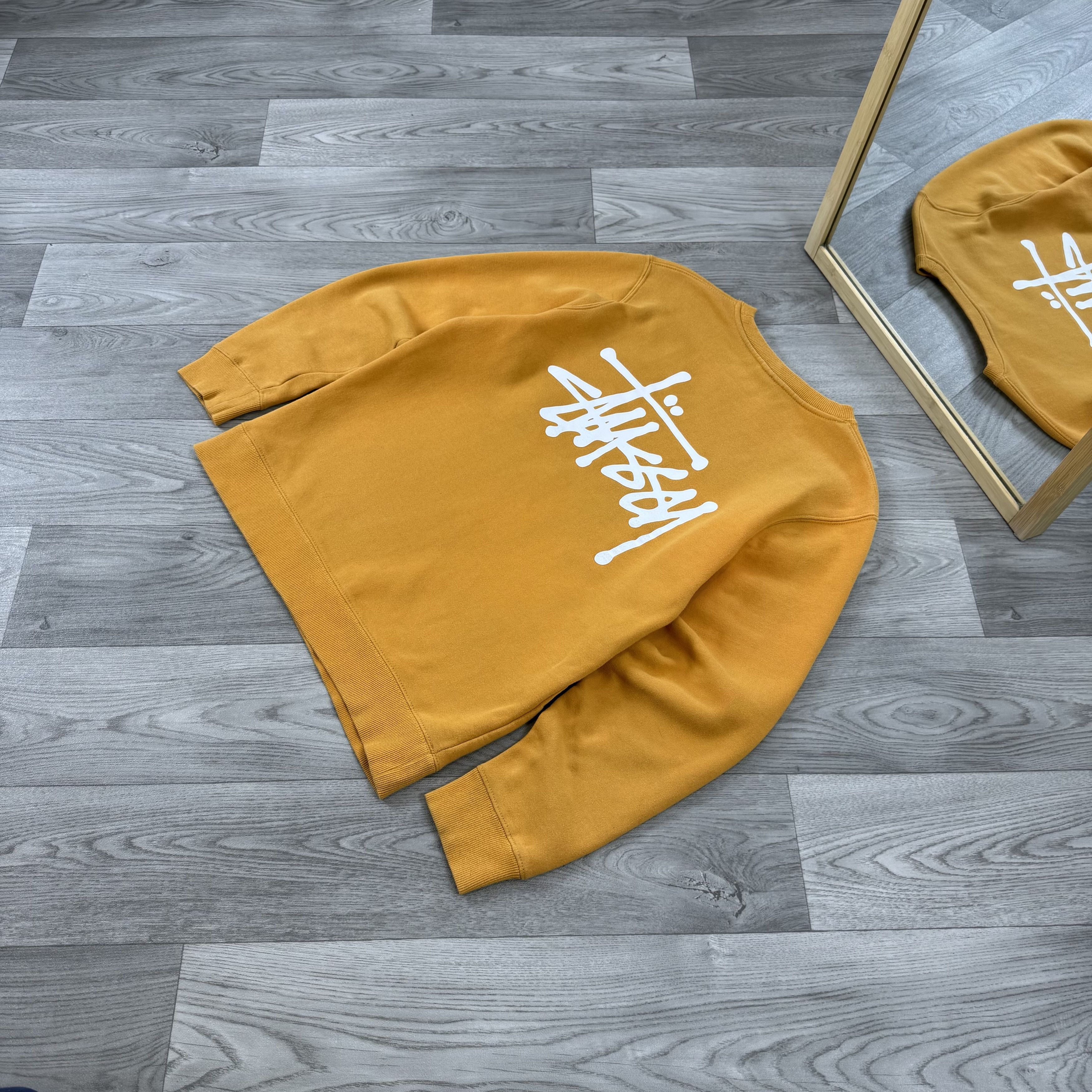 Stussy Vintage Stussy Graphic Yellow Crewneck Sweatshirt Size US S / EU 44-46 / 1 - 7 Thumbnail