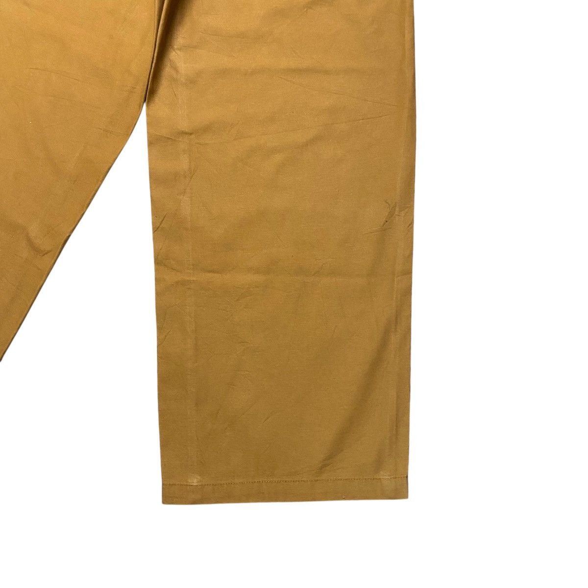 Japanese Brand COEN Mustard Sateen Fatigue Baggy Pants Size US 29 - 14 Thumbnail