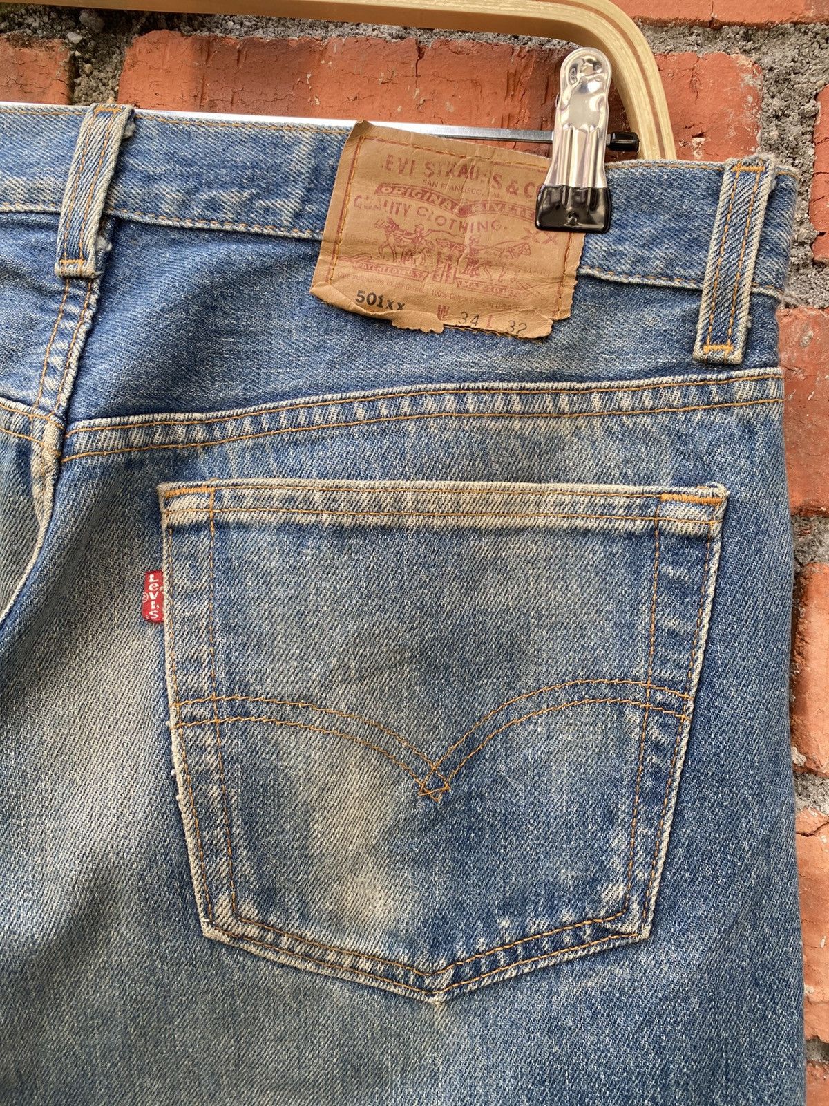 Levi's × Levi's Vintage Clothing × Vintage W34x29.5 Vintage lev's 501XX made in USA Size US 34 / EU 50 - 3 Thumbnail