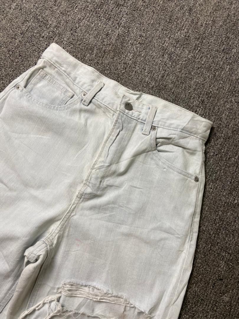 GU GU Brand Regular Fit Ripped Denim Jeans (184) Size US 27 - 7 Thumbnail