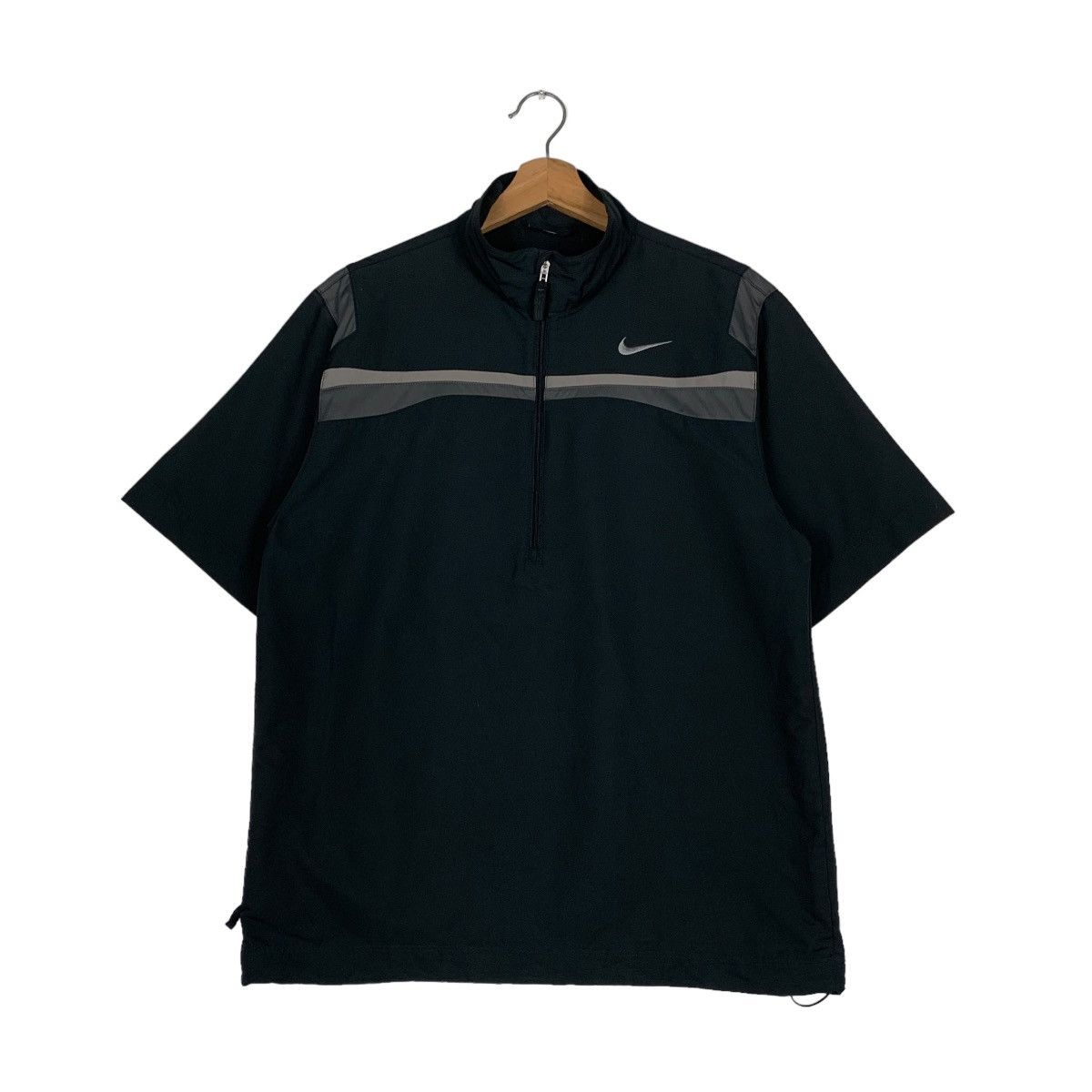 Nike Golf Half Zip Turtle Neck Shor Sleeve Shirt #0883-C39