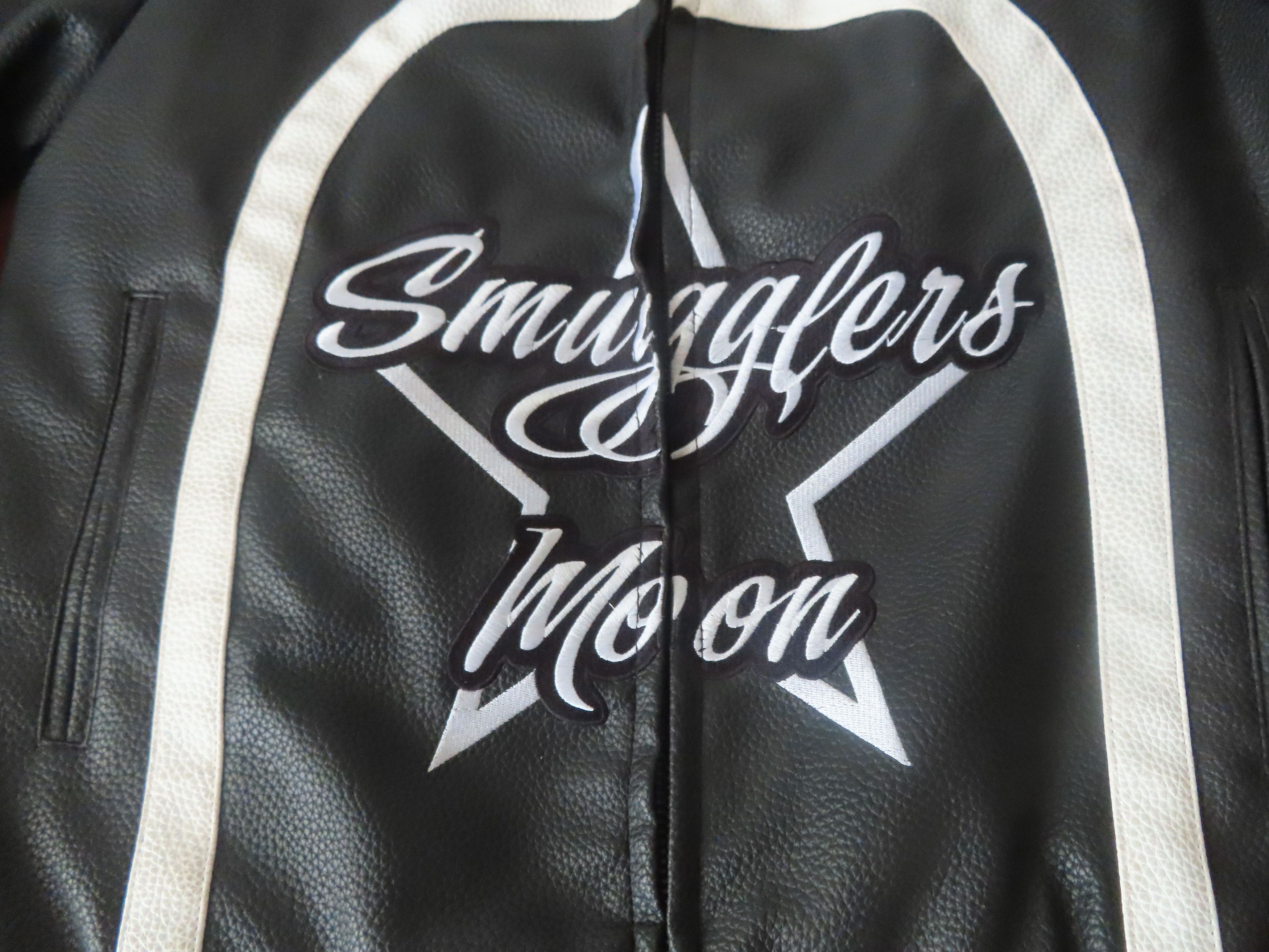 Designer SMUGGLERS MOON 1920 HANDCRAFTED FAUX LEATHER JACKET Size US L / EU 52-54 / 3 - 2 Thumbnail