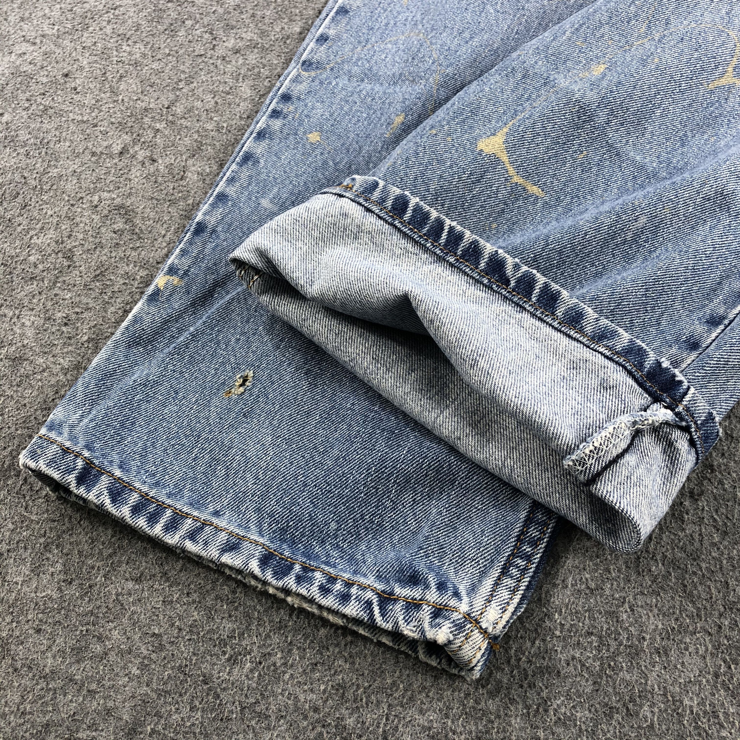 Levi's Vintage Blue Wash Levis 550 Jeans-J2003 Size US 35 - 7 Thumbnail