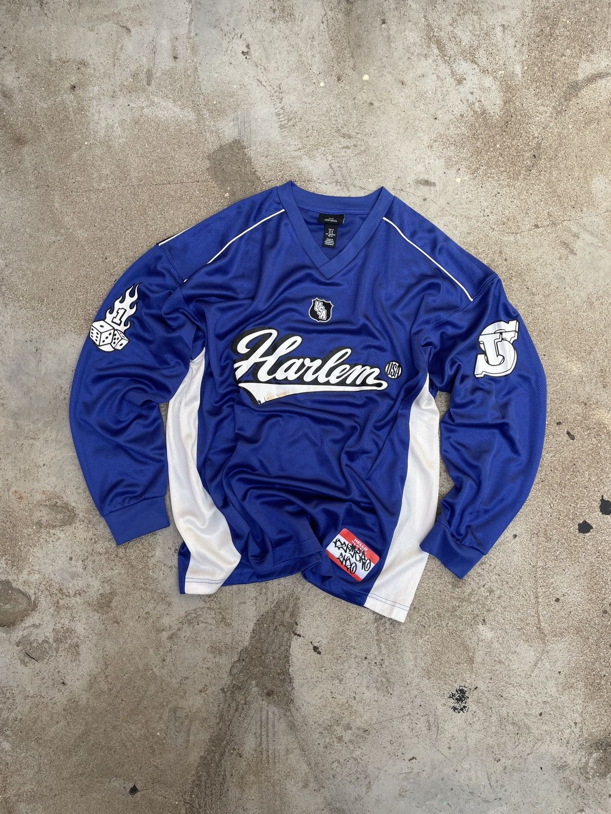 H&M Y2K Harlem USA Hockey Jersey Size US M / EU 48-50 / 2 - 1 Thumbnail