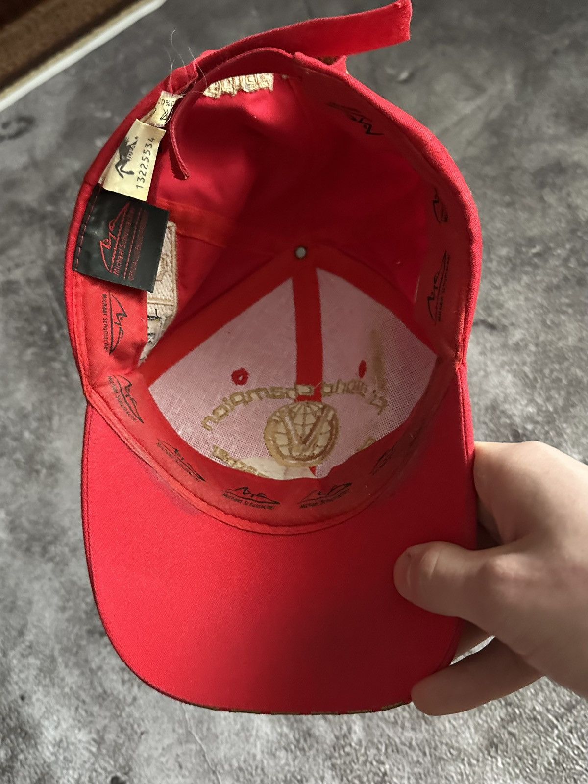 Formula 1 VINTAGE MICHAEL SCHUMACHER F1 World Champion Formula 1 Cap Size ONE SIZE - 7 Thumbnail