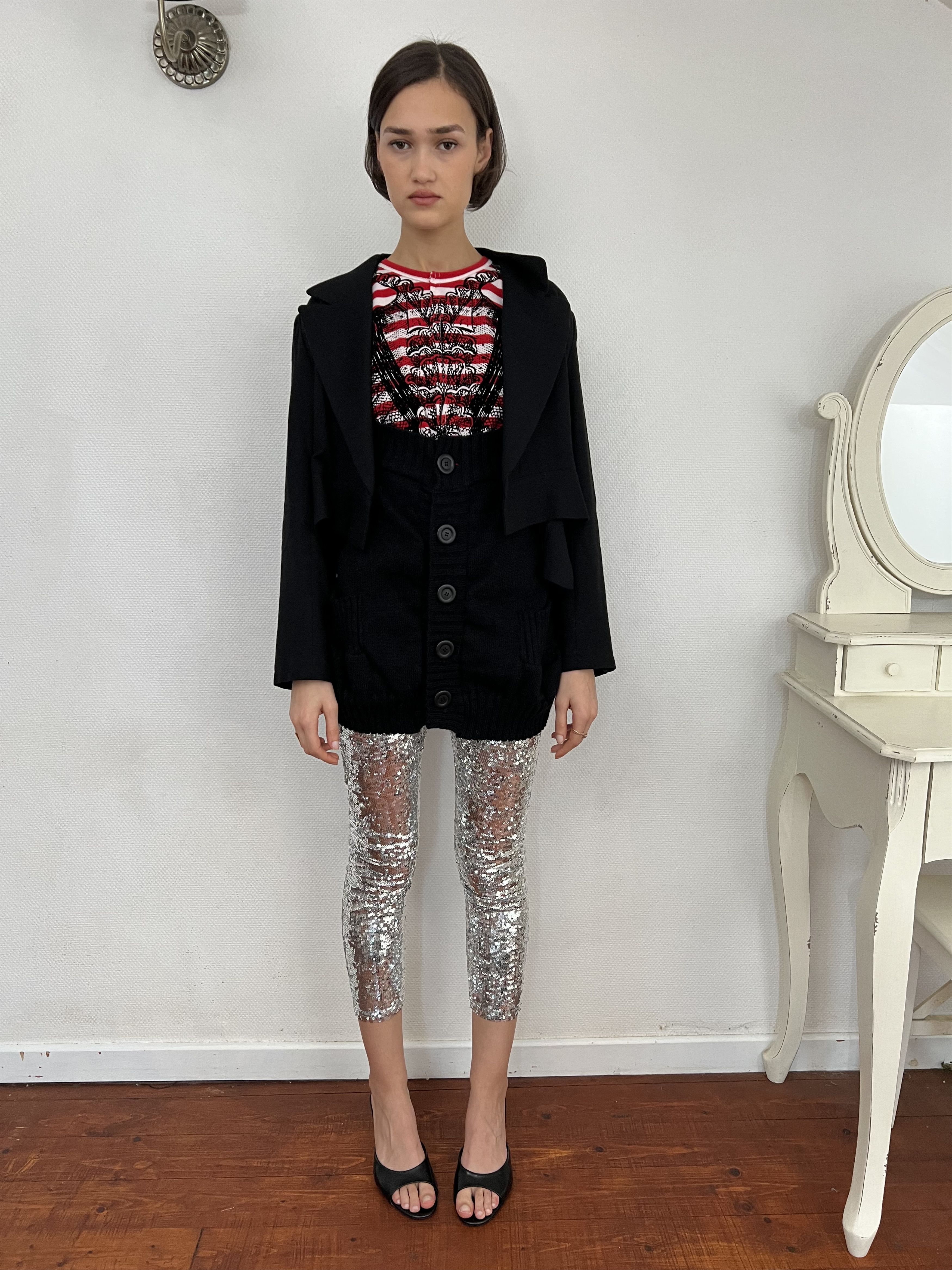 Yohji Yamamoto Limi Feu Knit Blazer Size S / US 4 / IT 40 - 5 Thumbnail