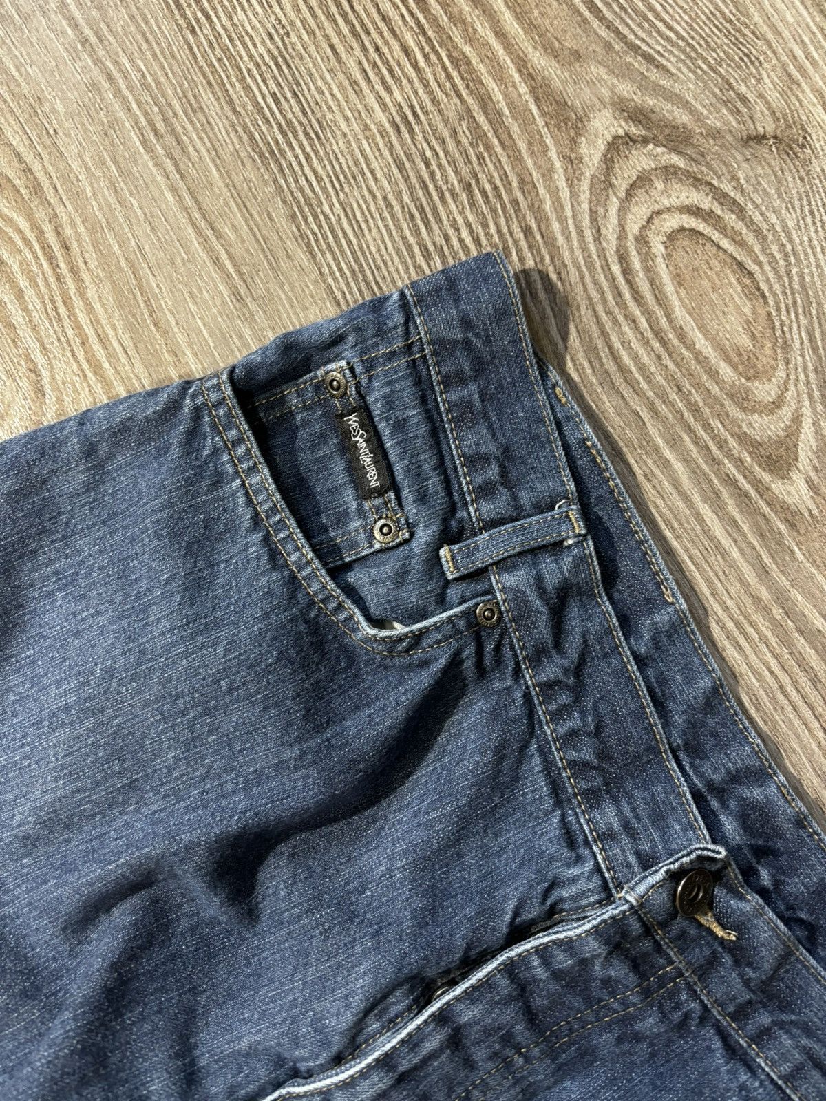 Yves Saint Laurent Yves Saint Laurent Vintage Denim Jeans pants Size US 36 / EU 52 - 4 Thumbnail