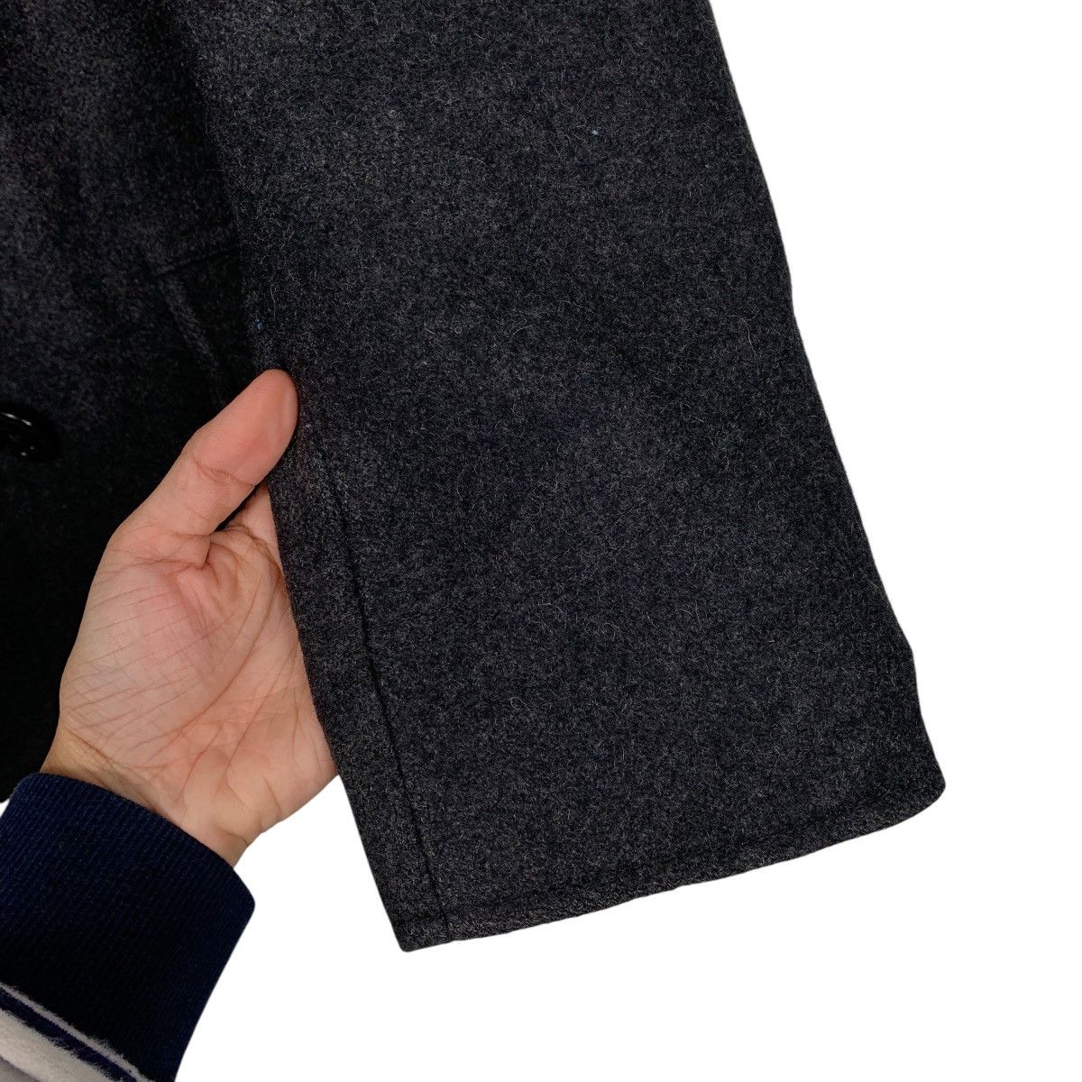 Japanese Brand Back Number Double Breasted Coat Size US L / EU 52-54 / 3 - 13 Thumbnail