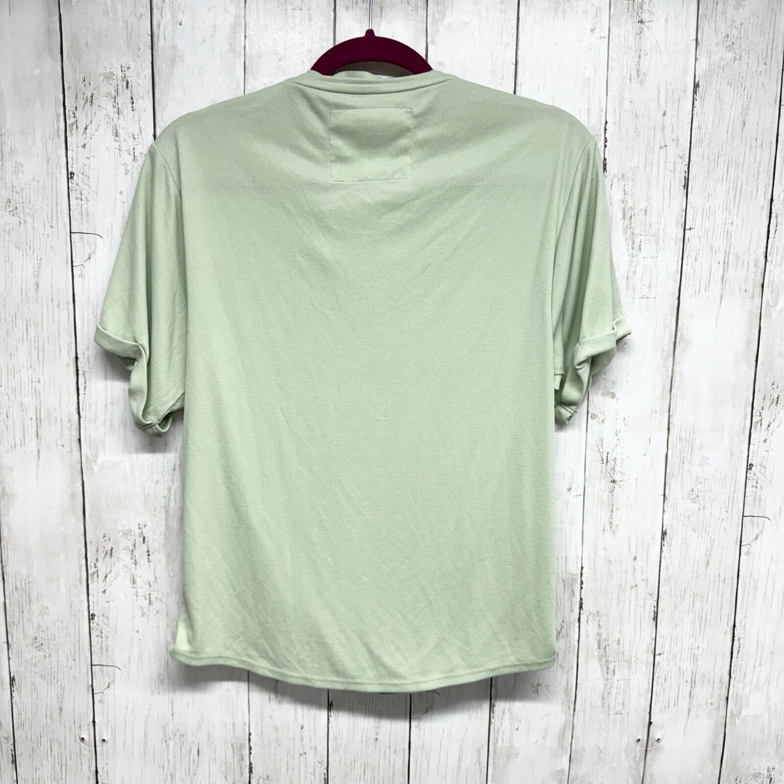 Anthropologie Anthropologie Saturday/Sunday XS Sage Short Sleeve Amy Top Size XS / US 0-2 / IT 36-38 - 5 Thumbnail