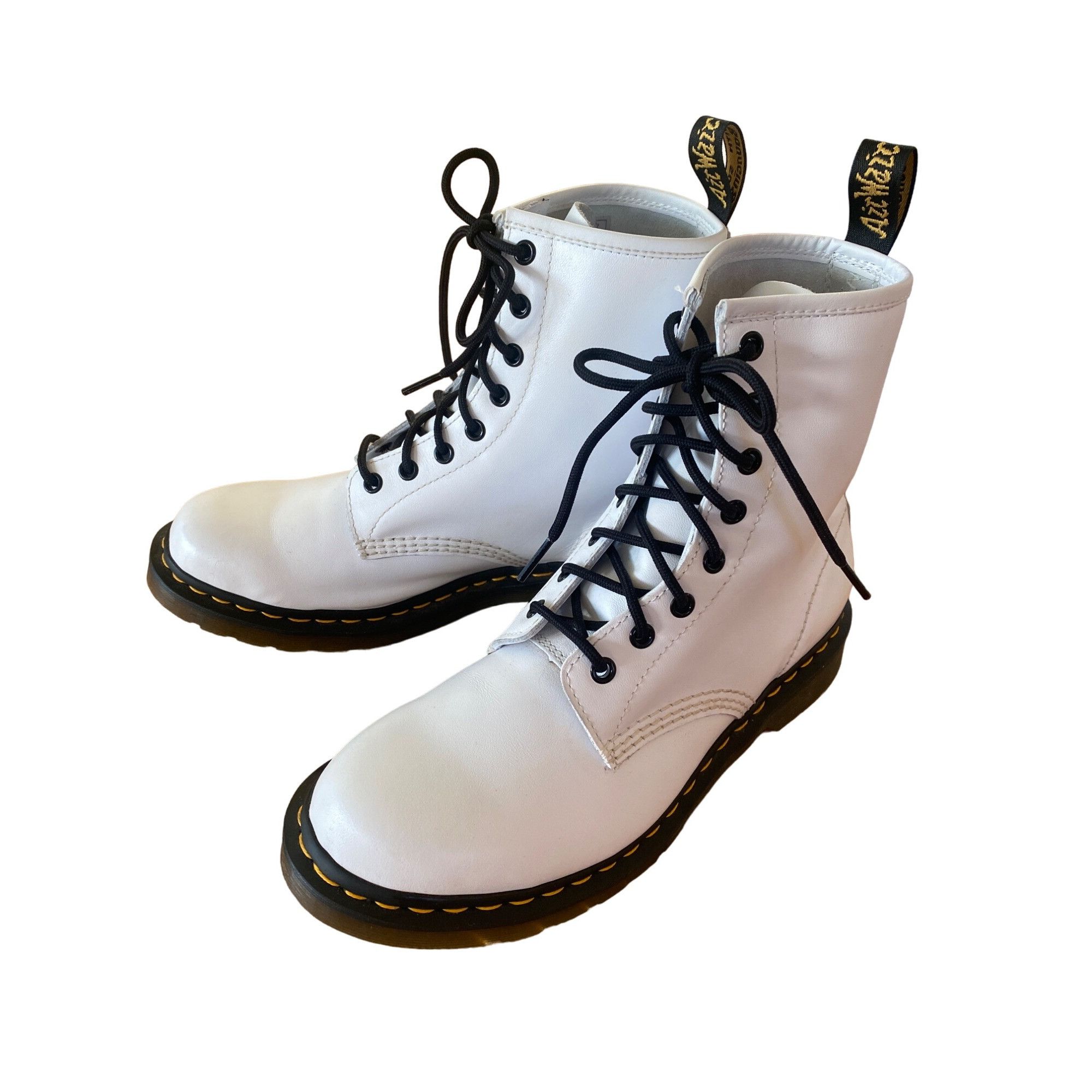 Dr. Martens New Dr. Martens W's 10 EU 42 Smooth Leather Lace Up Boots Wh Size US 10 / IT 40 - 12 Thumbnail