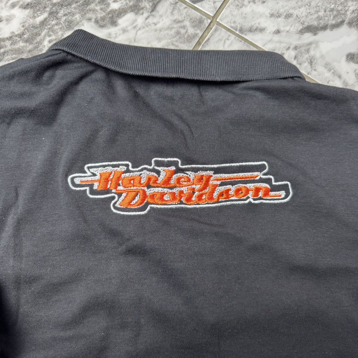 Harley Davidson × Vintage Harley Davidson Moto Racing Polo T-shirts Size US L / EU 52-54 / 3 - 7 Thumbnail